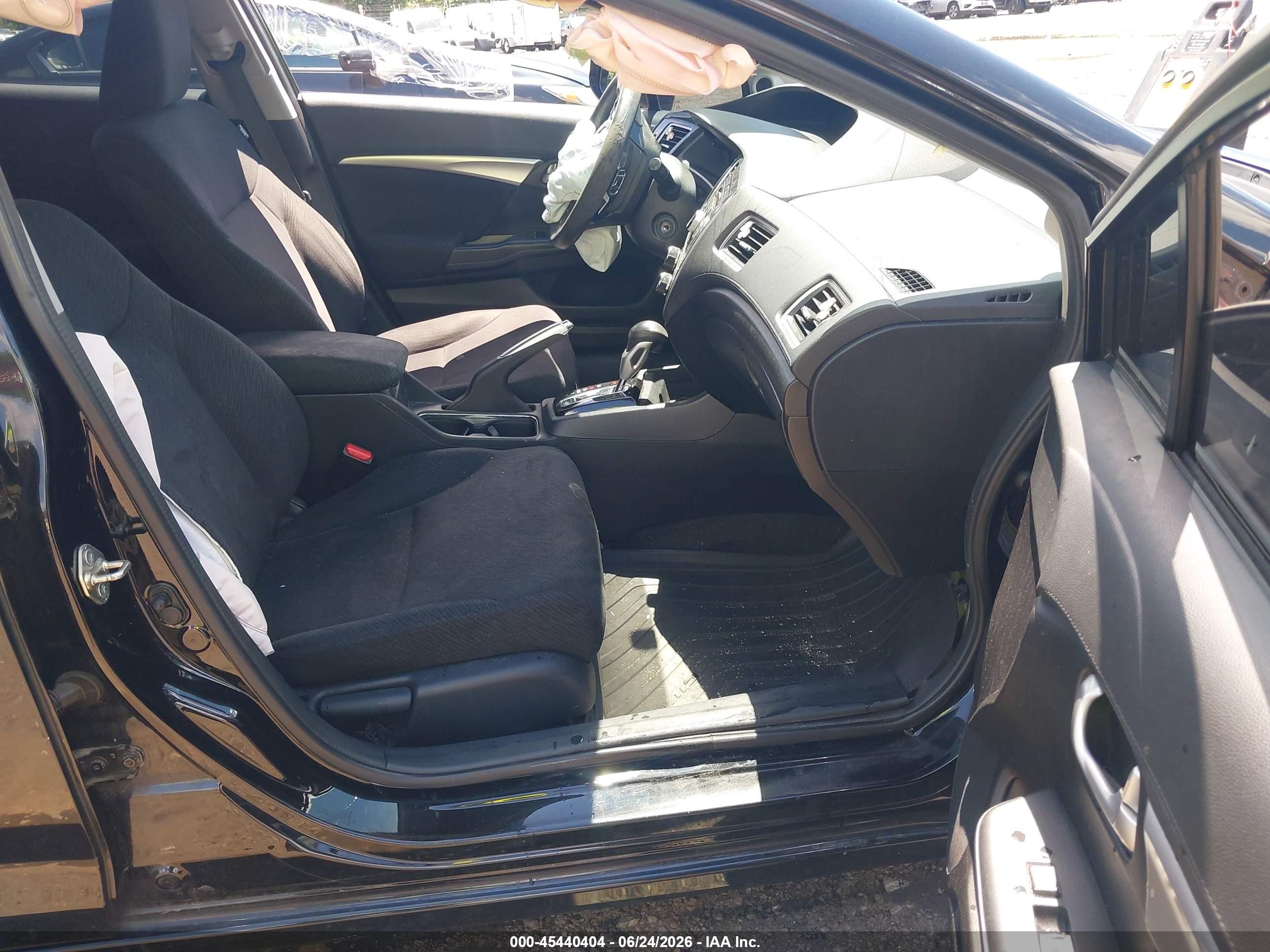 2013 Honda Civic Ex Black vin: 19XFB2F83DE263898