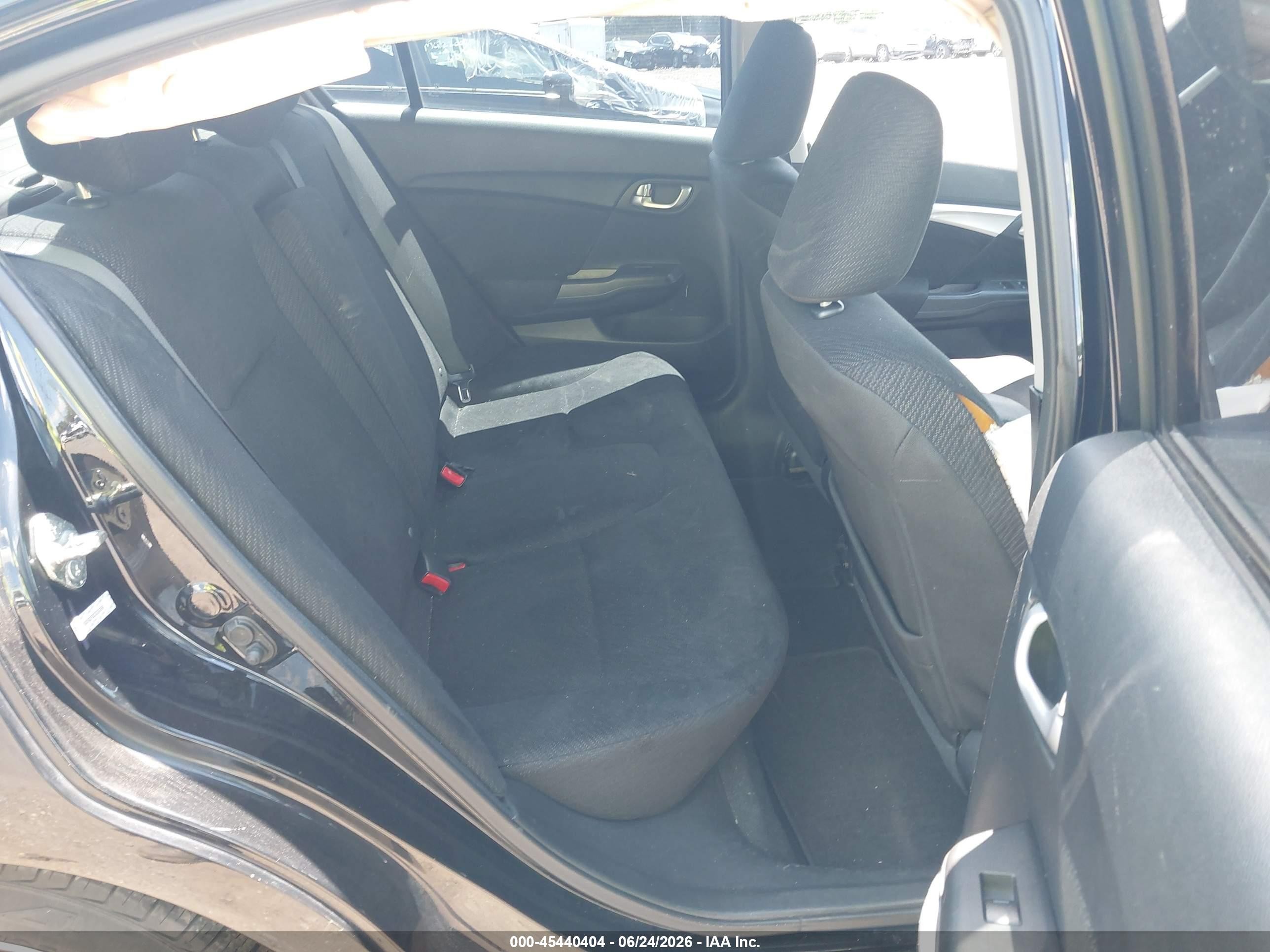 2013 Honda Civic Ex Black vin: 19XFB2F83DE263898