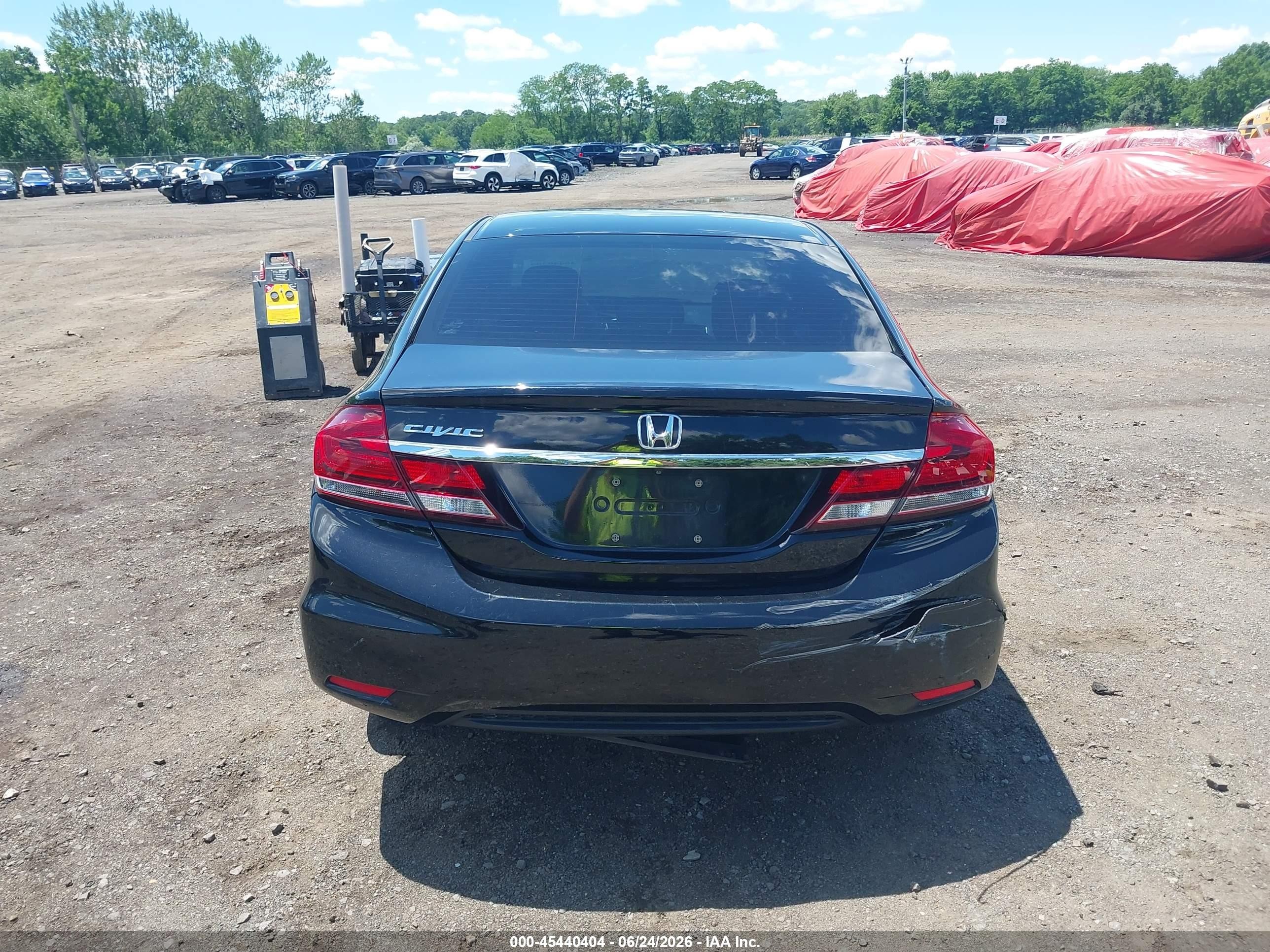2013 Honda Civic Ex Black vin: 19XFB2F83DE263898