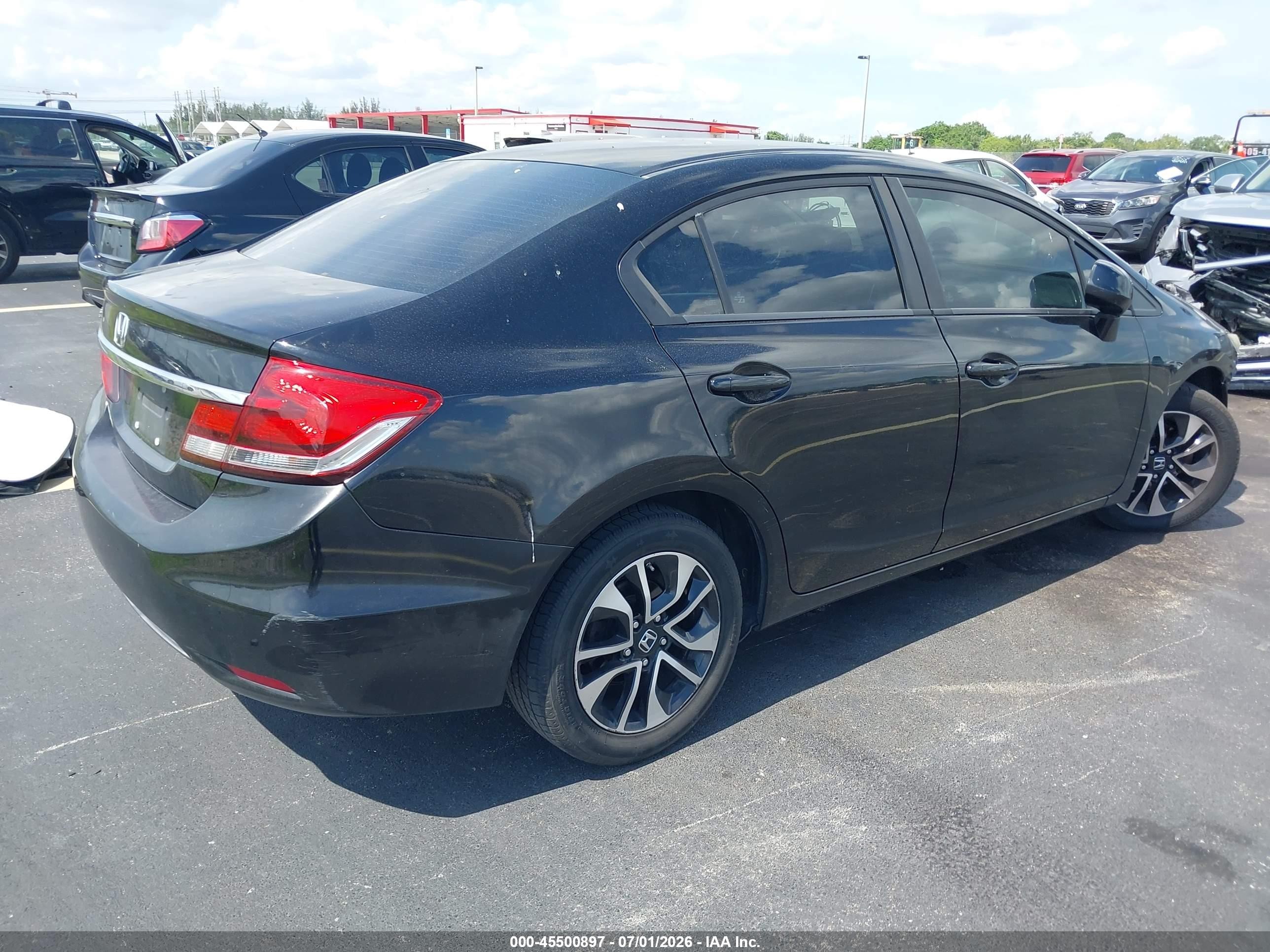 2013 Honda Civic Ex Black vin: 19XFB2F83DE280488