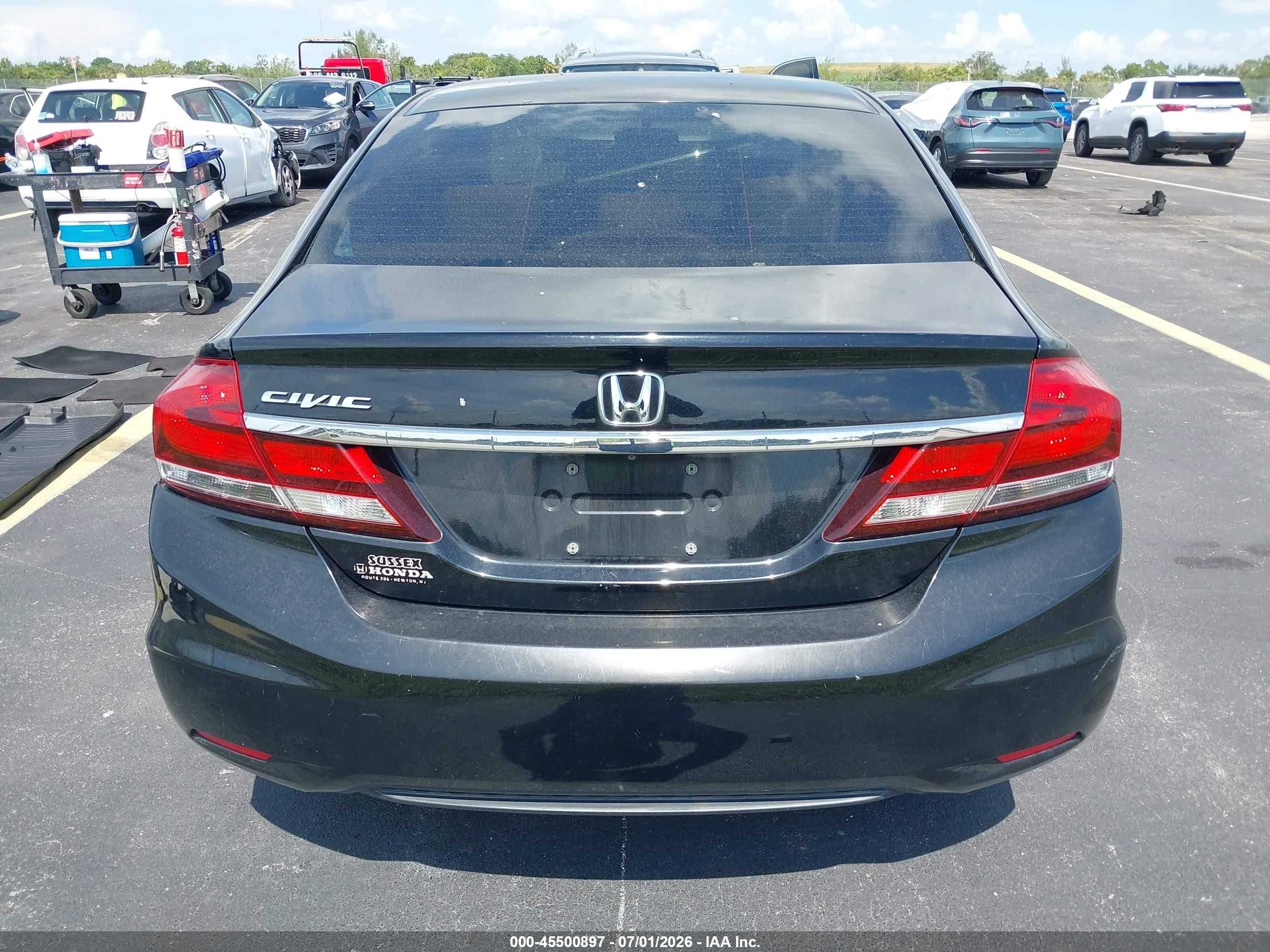 2013 Honda Civic Ex Black vin: 19XFB2F83DE280488