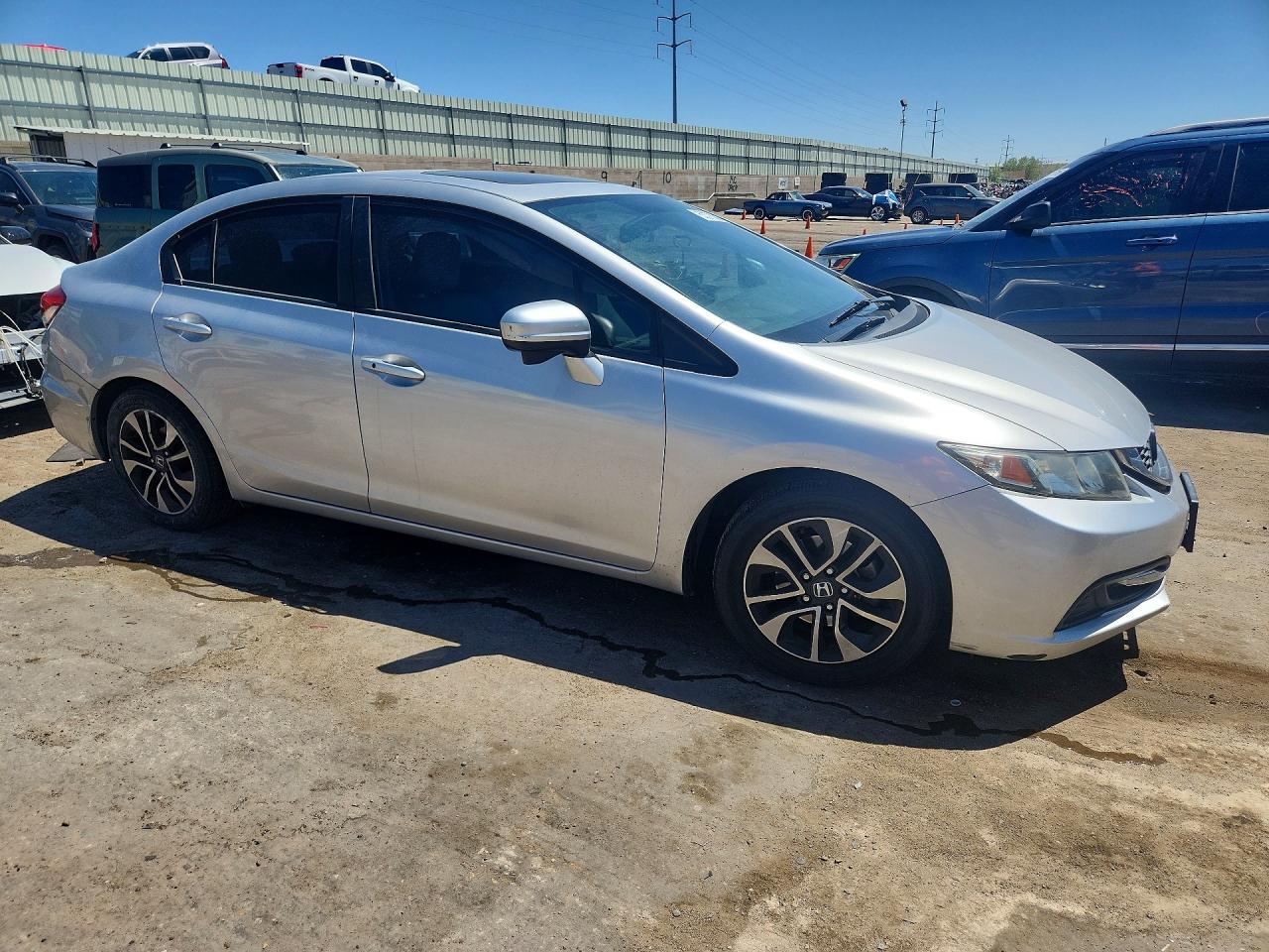 2014 Honda Civic Ex Silver vin: 19XFB2F83EE006922