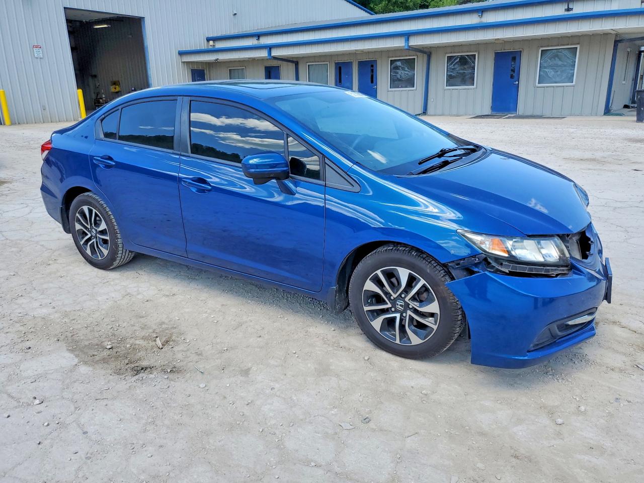 2014 Honda Civic Ex Blue vin: 19XFB2F83EE006936