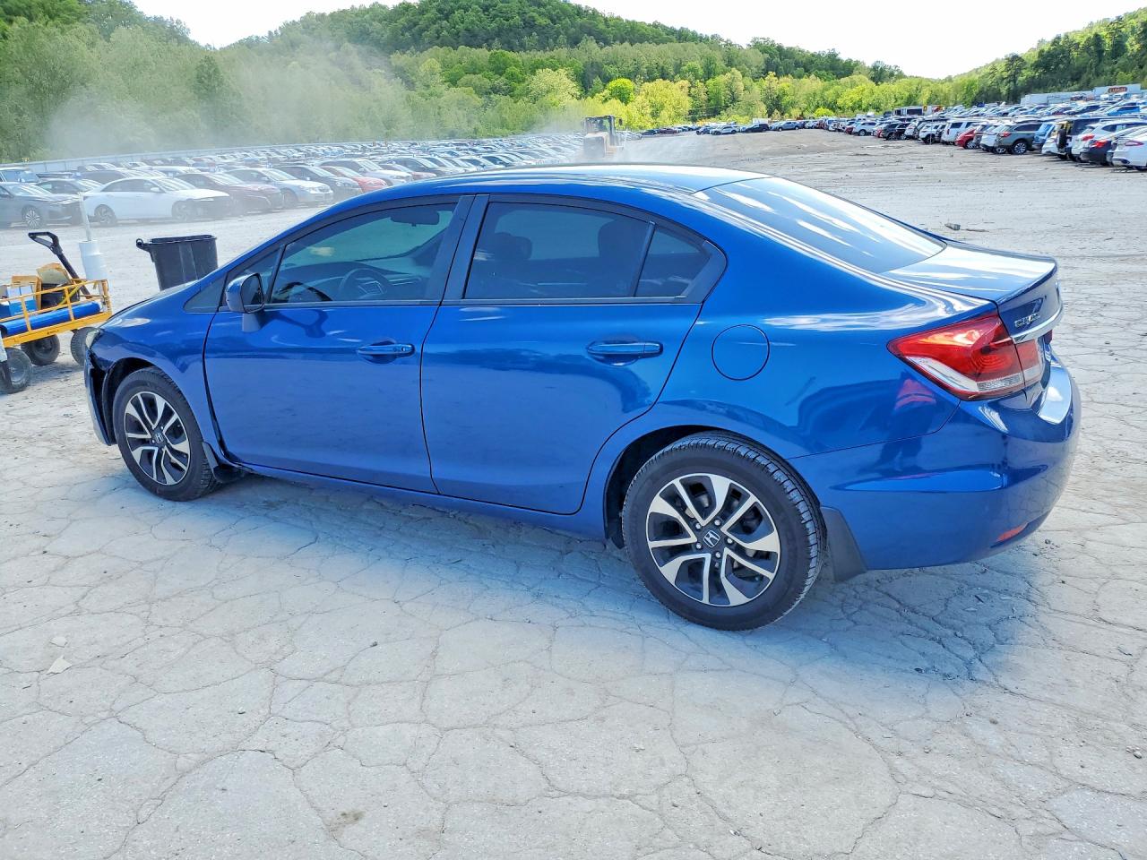 2014 Honda Civic Ex Blue vin: 19XFB2F83EE006936