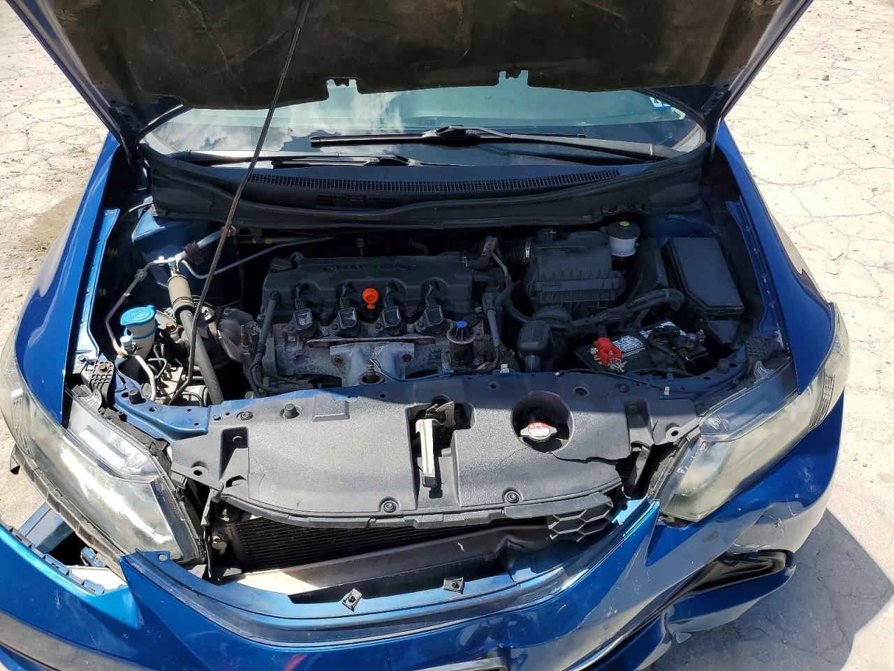 2014 Honda Civic Ex Blue vin: 19XFB2F83EE006936