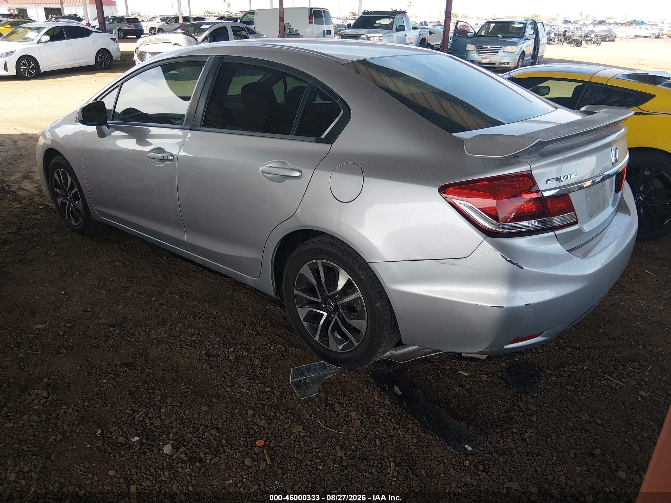 2014 Honda Civic Ex Серебряный vin: 19XFB2F83EE017600