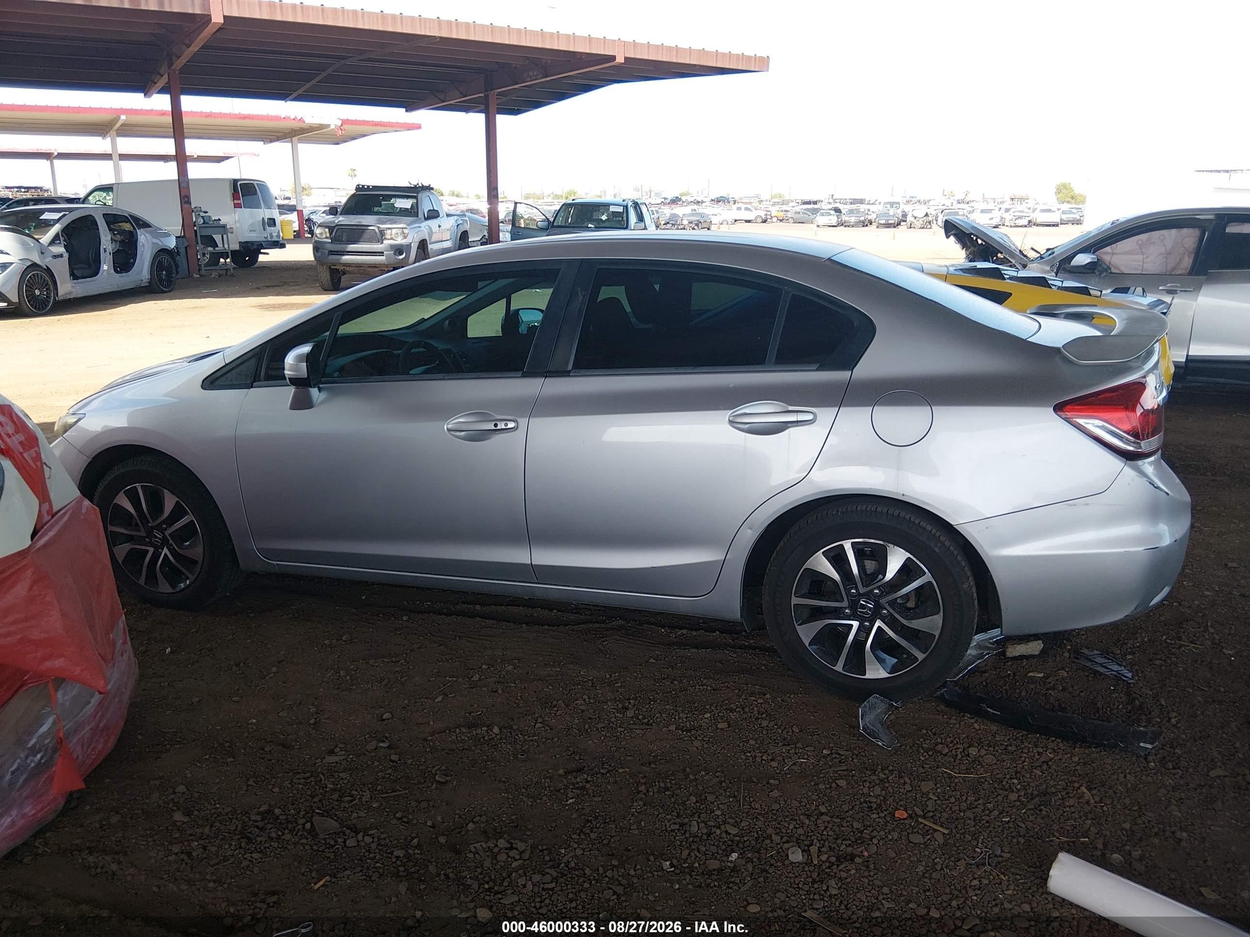 2014 Honda Civic Ex Серебряный vin: 19XFB2F83EE017600