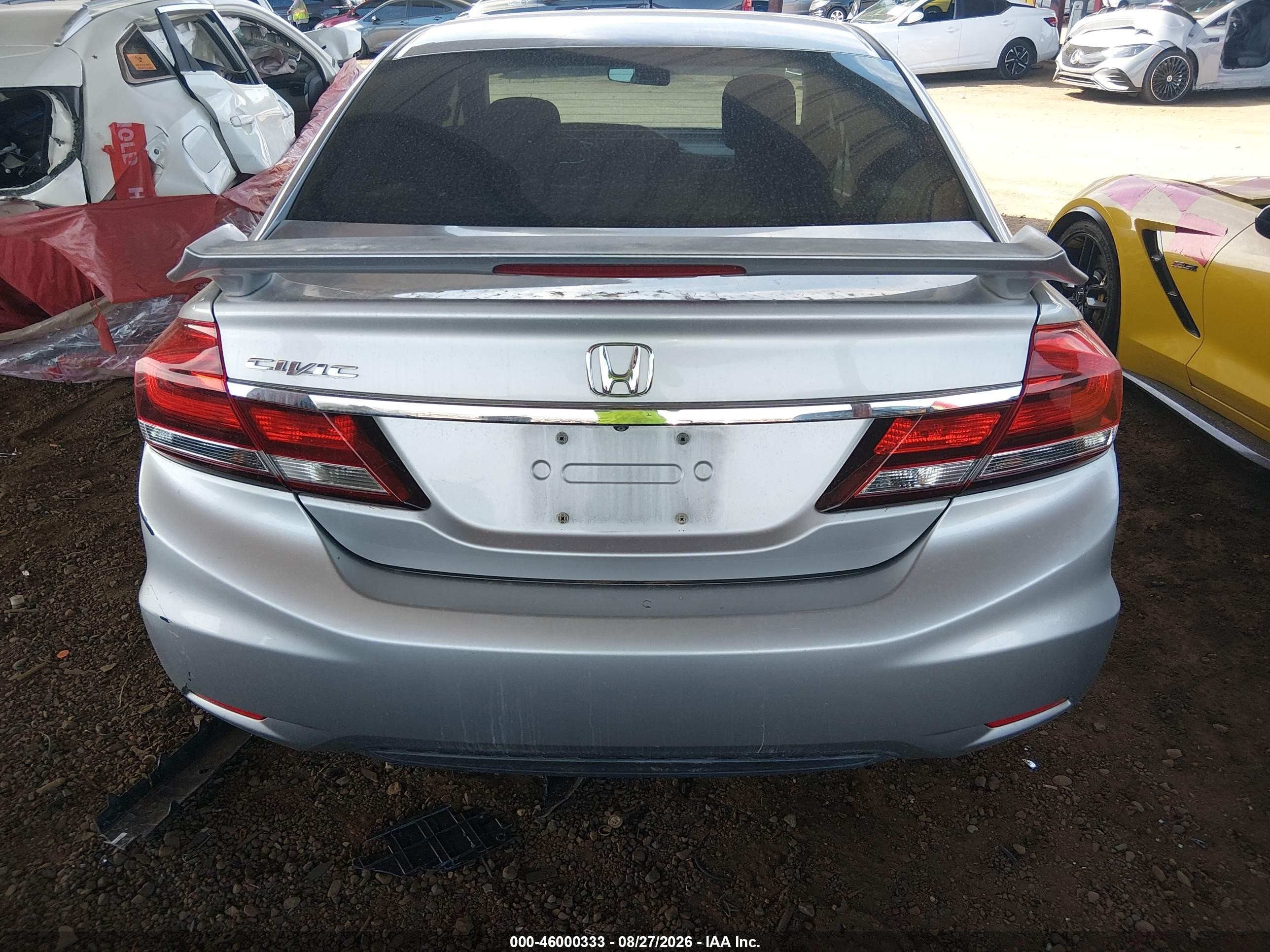 2014 Honda Civic Ex Серебряный vin: 19XFB2F83EE017600