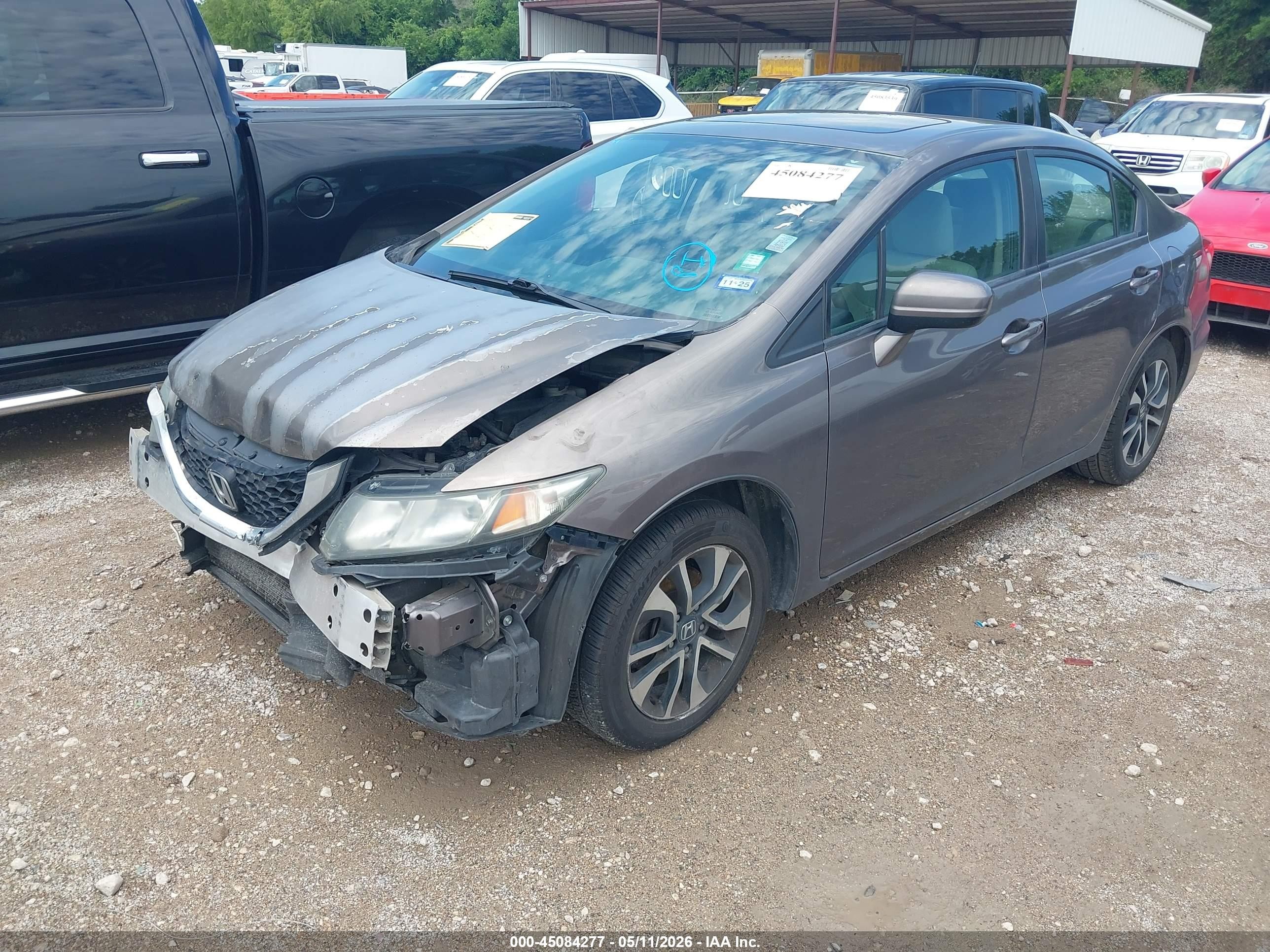 2014 Honda Civic Ex Dark Brown vin: 19XFB2F83EE061077