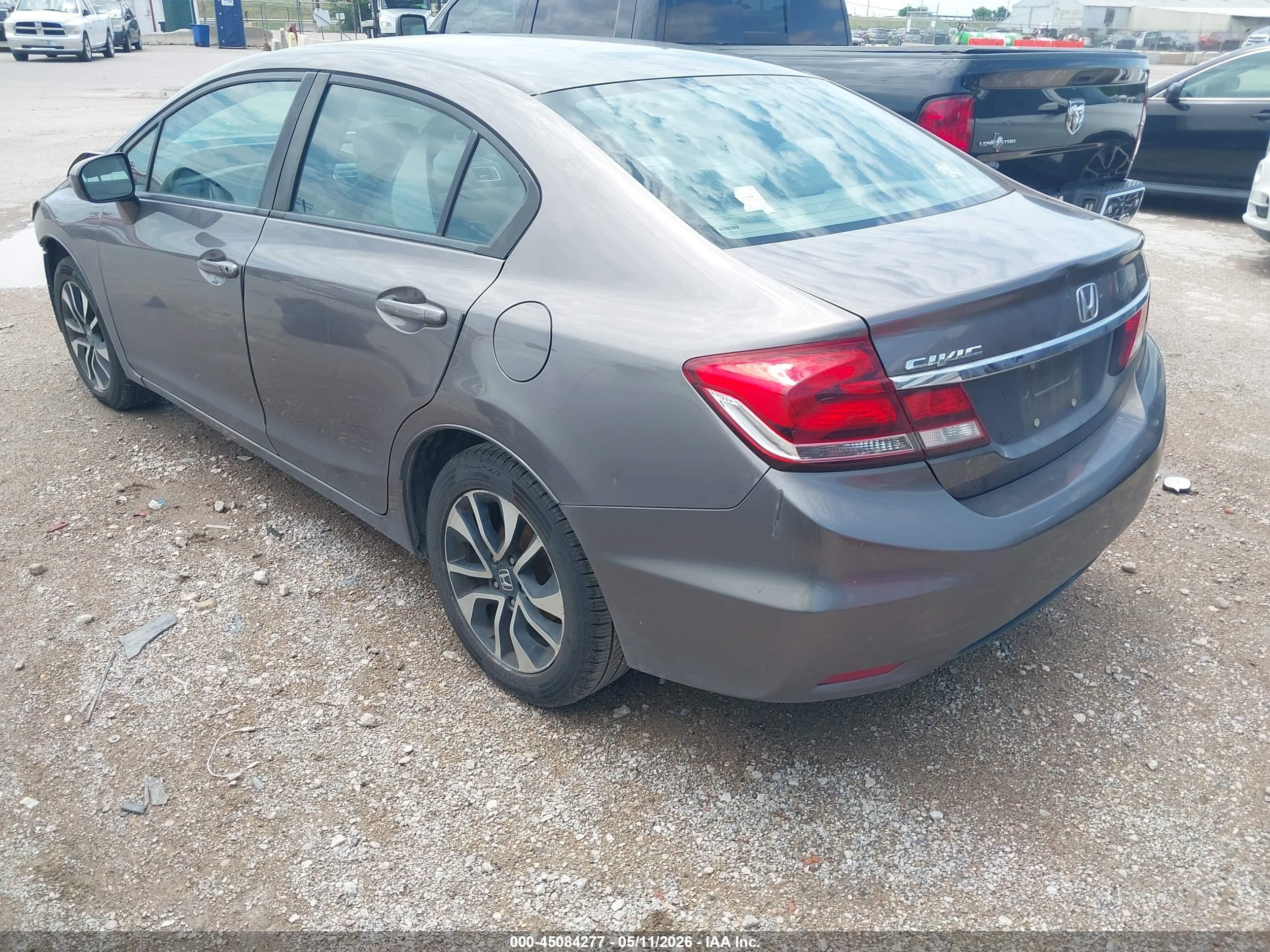 2014 Honda Civic Ex Dark Brown vin: 19XFB2F83EE061077