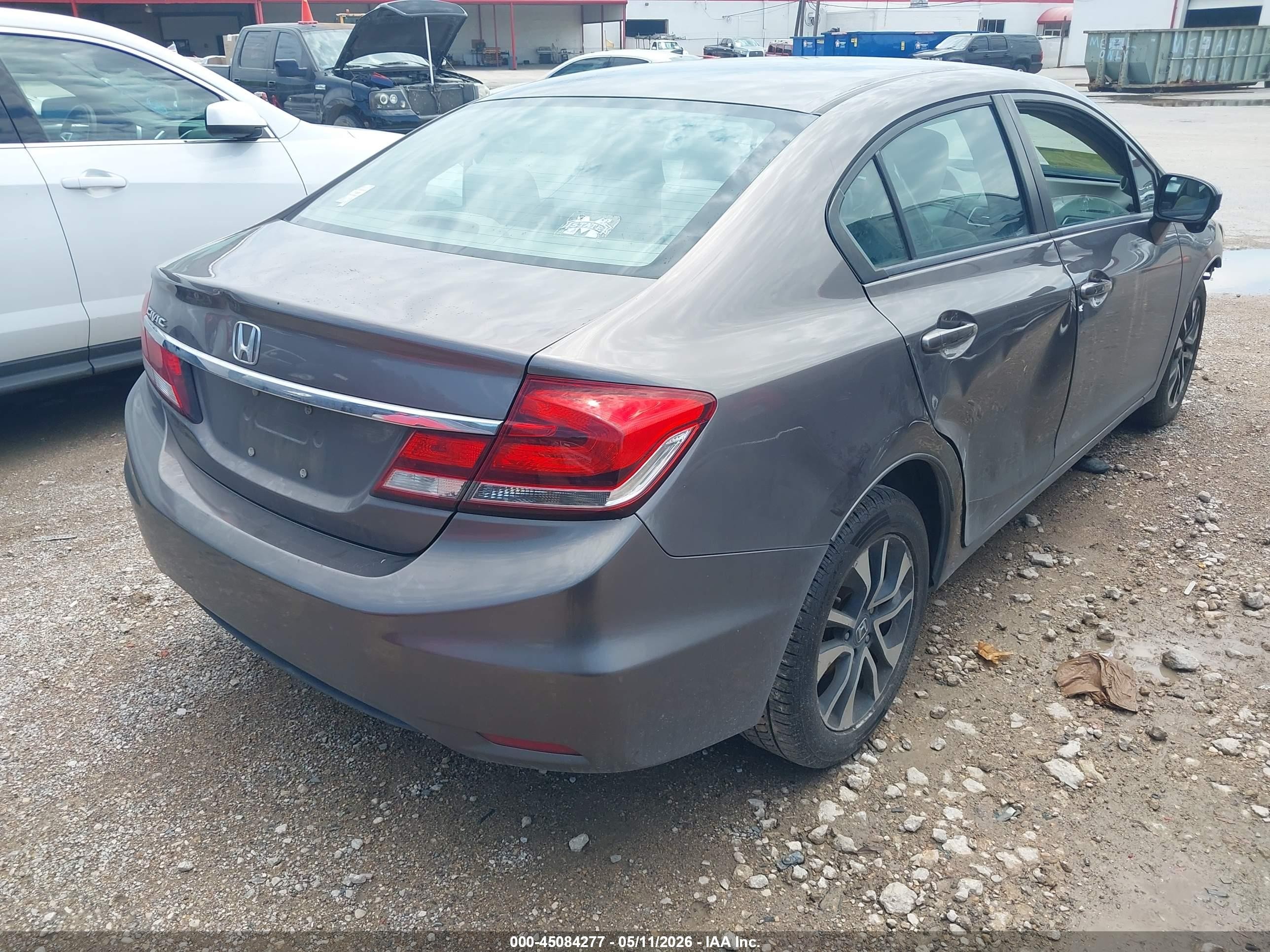 2014 Honda Civic Ex Dark Brown vin: 19XFB2F83EE061077