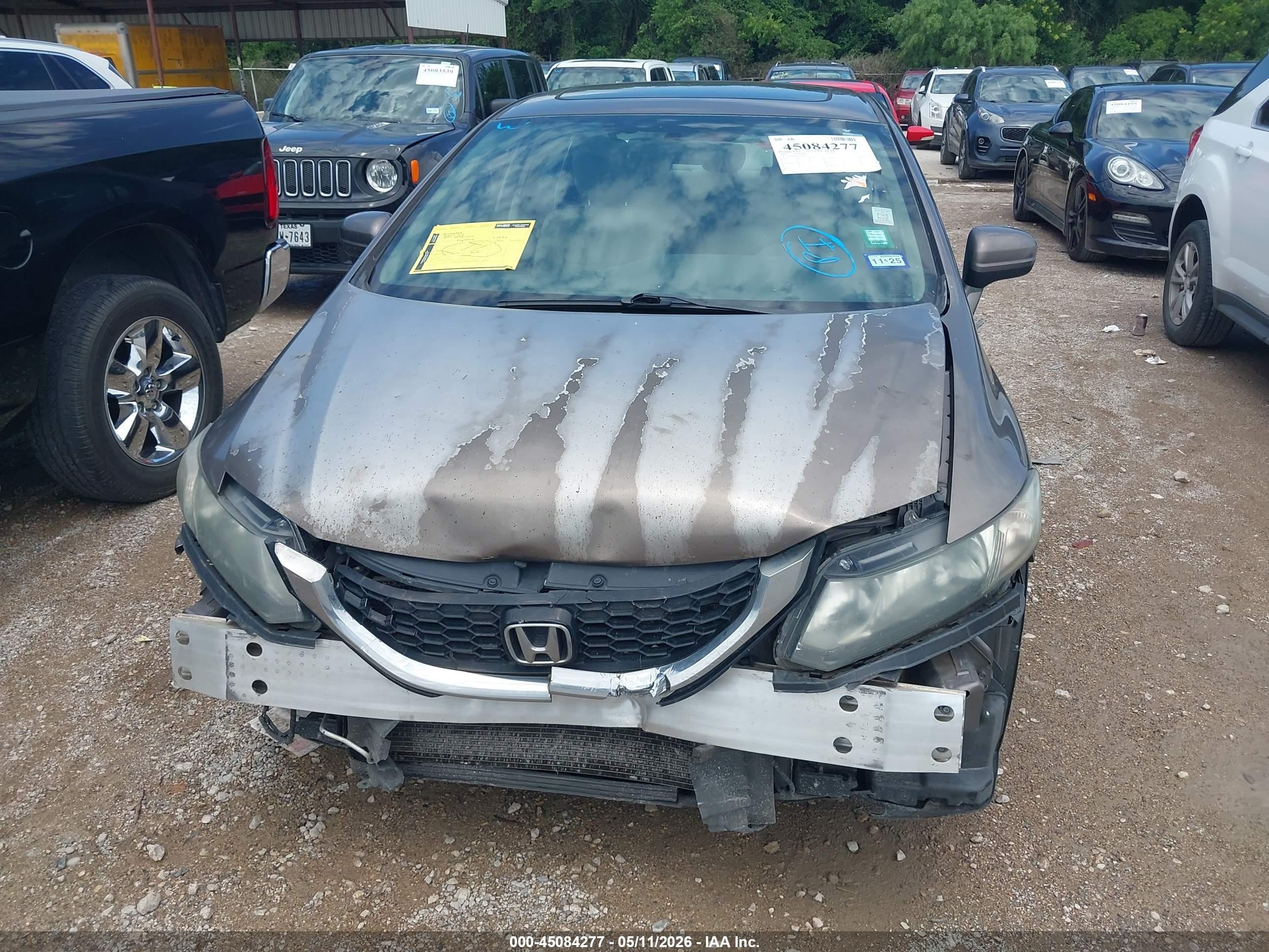 2014 Honda Civic Ex Dark Brown vin: 19XFB2F83EE061077
