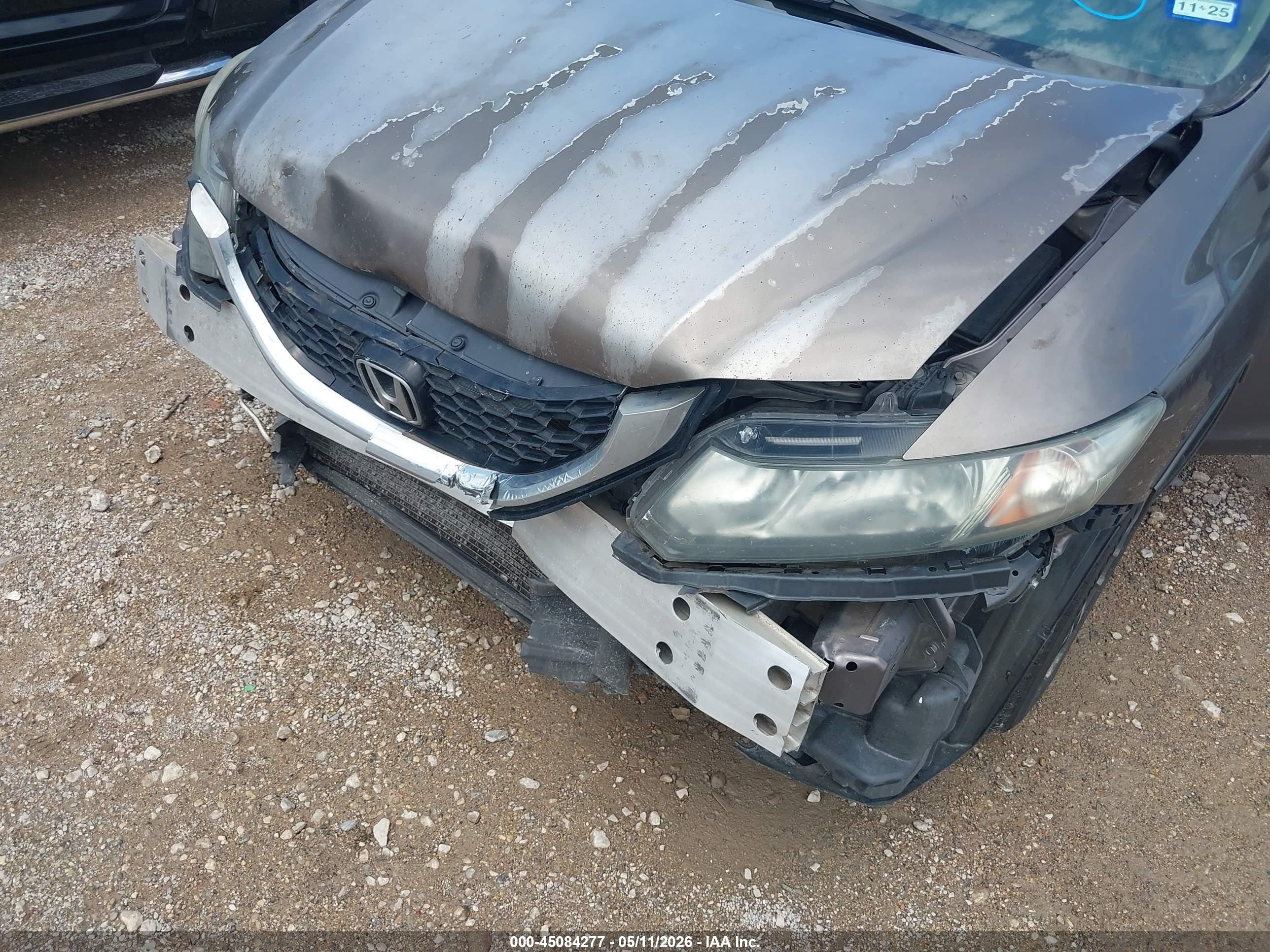 2014 Honda Civic Ex Dark Brown vin: 19XFB2F83EE061077