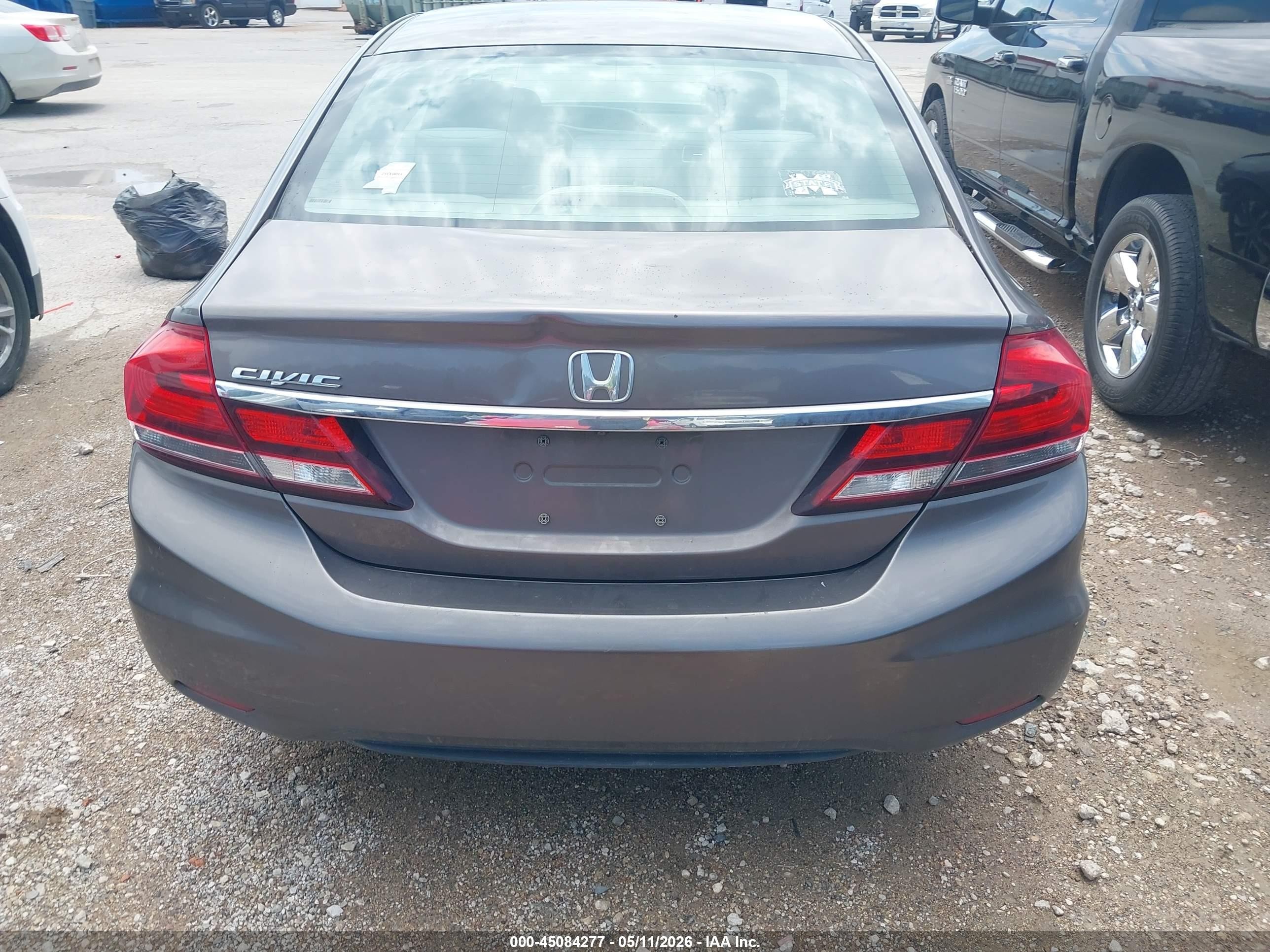 2014 Honda Civic Ex Dark Brown vin: 19XFB2F83EE061077
