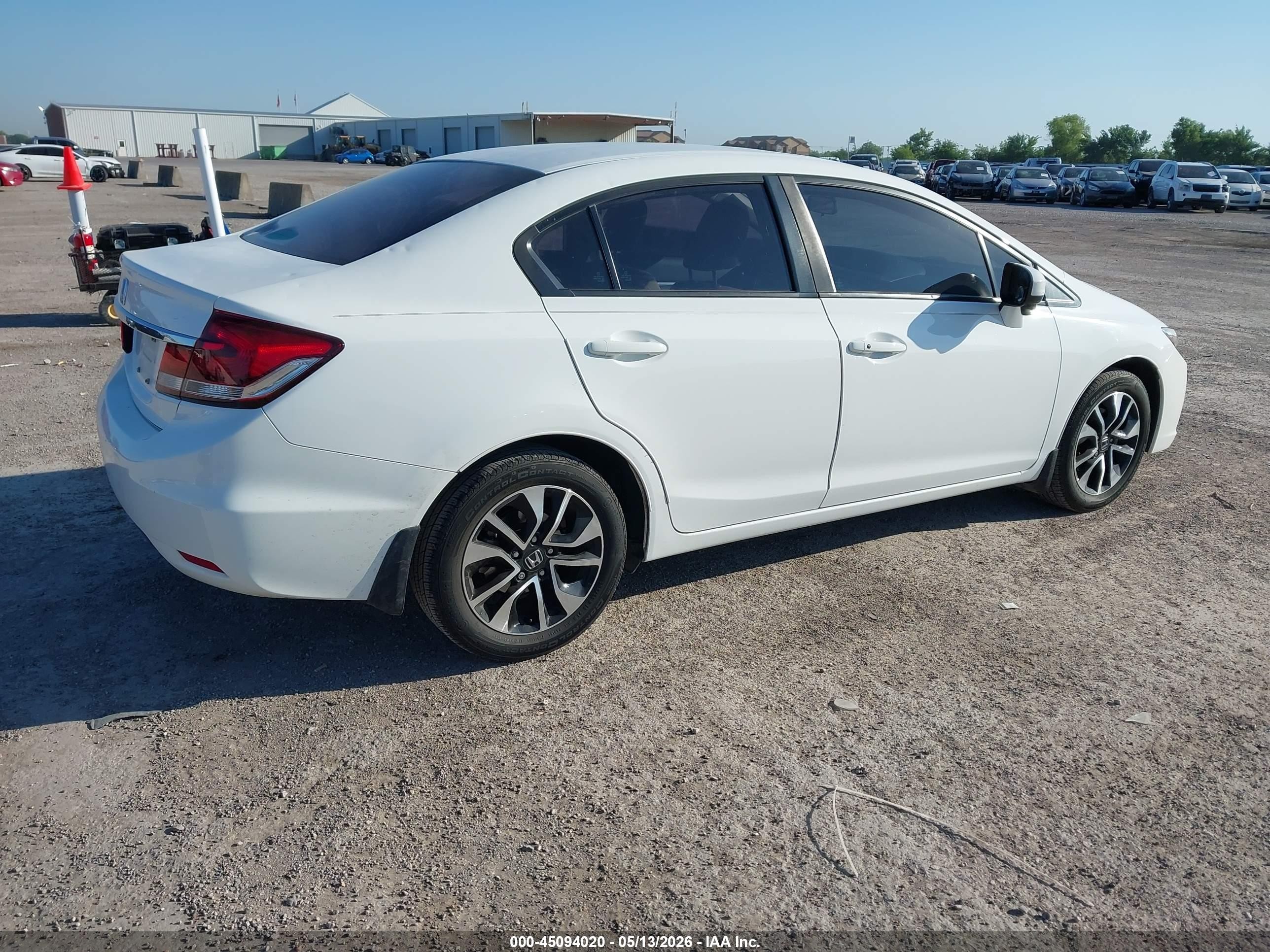 2014 Honda Civic Ex White vin: 19XFB2F83EE063301