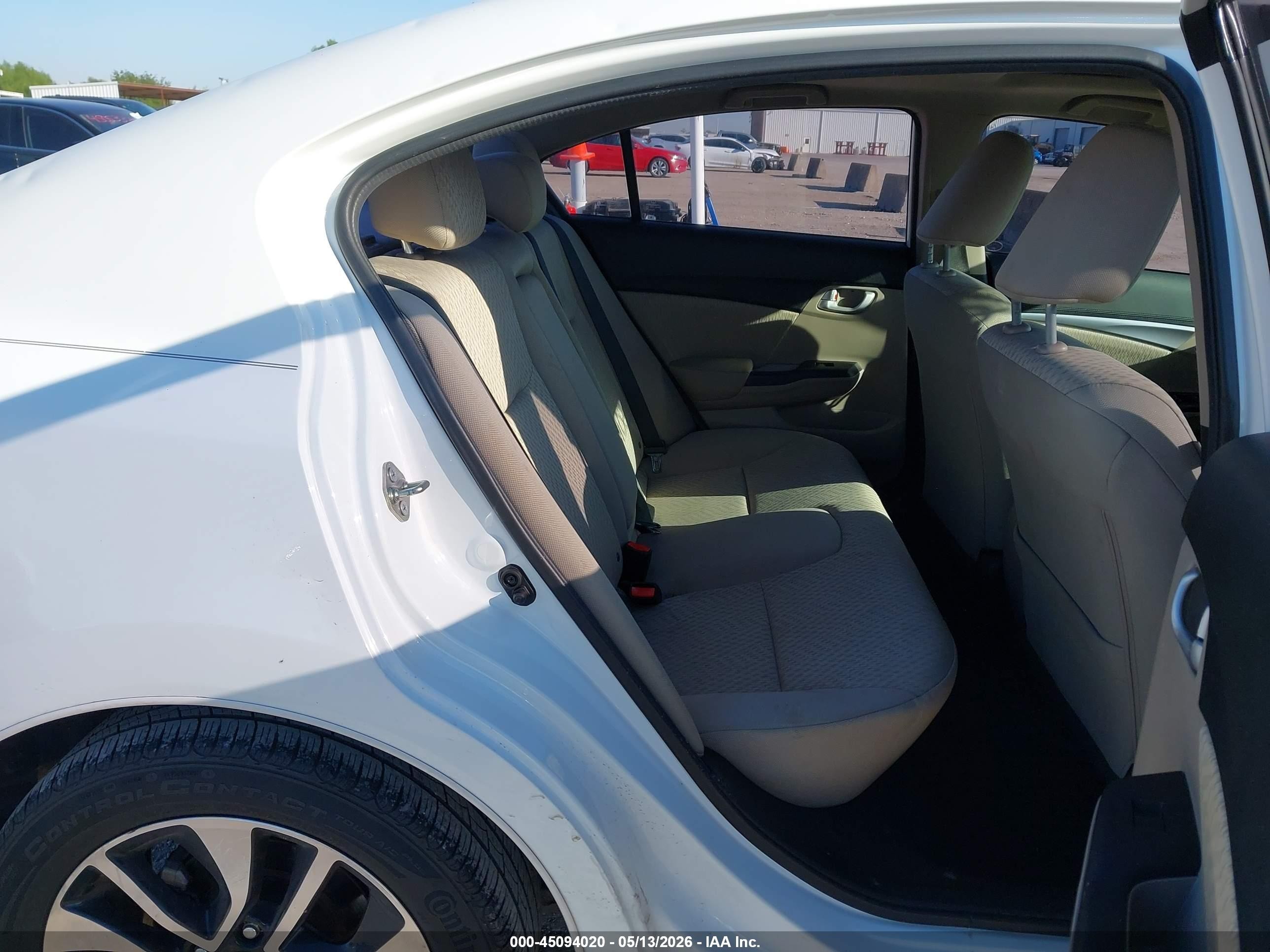 2014 Honda Civic Ex White vin: 19XFB2F83EE063301