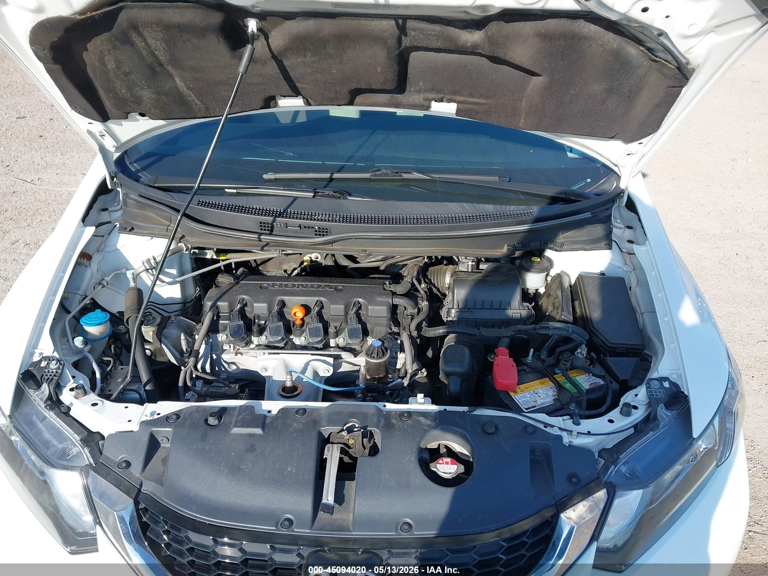 2014 Honda Civic Ex White vin: 19XFB2F83EE063301