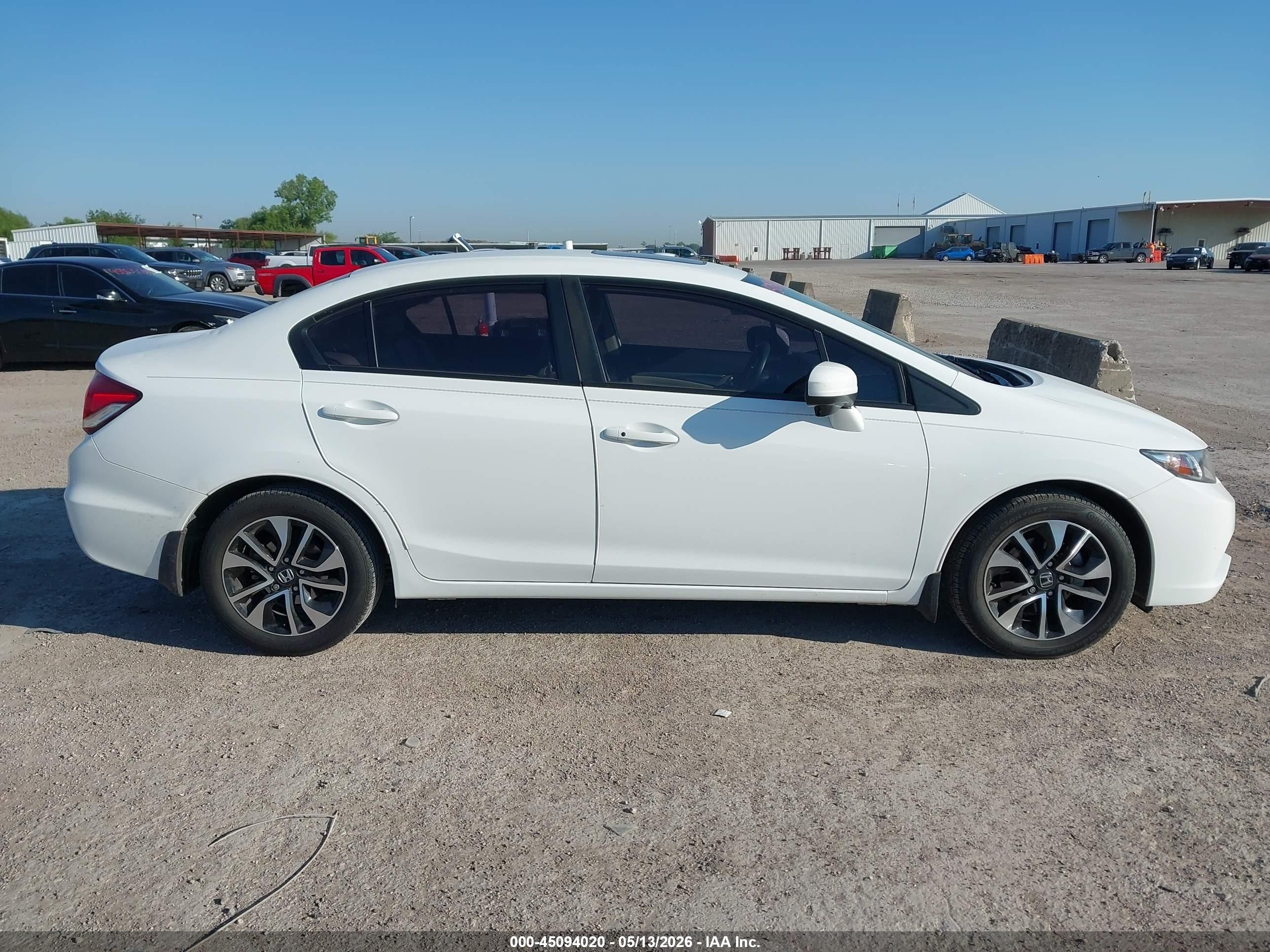 2014 Honda Civic Ex White vin: 19XFB2F83EE063301