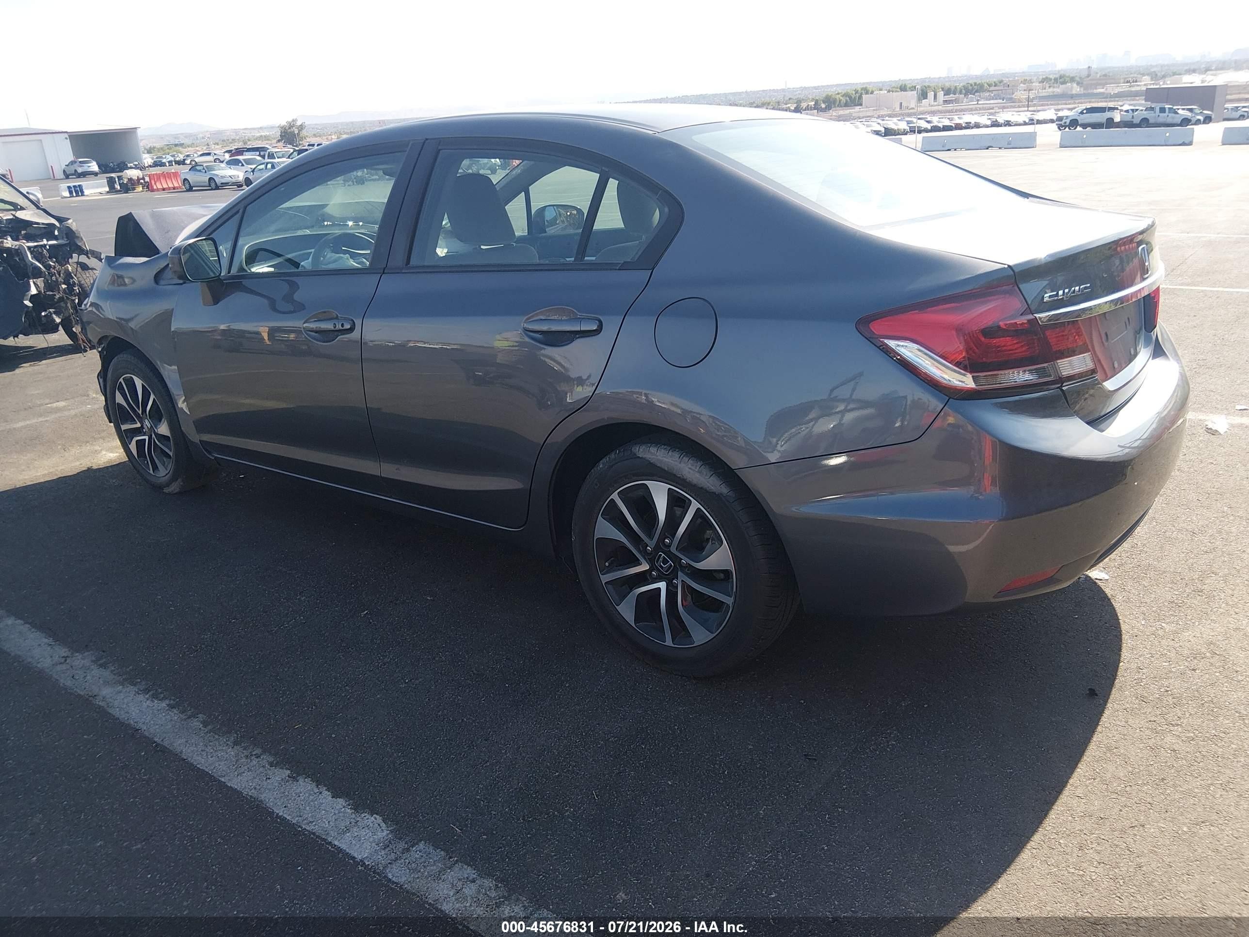 2014 Honda Civic Ex Gray vin: 19XFB2F83EE065517