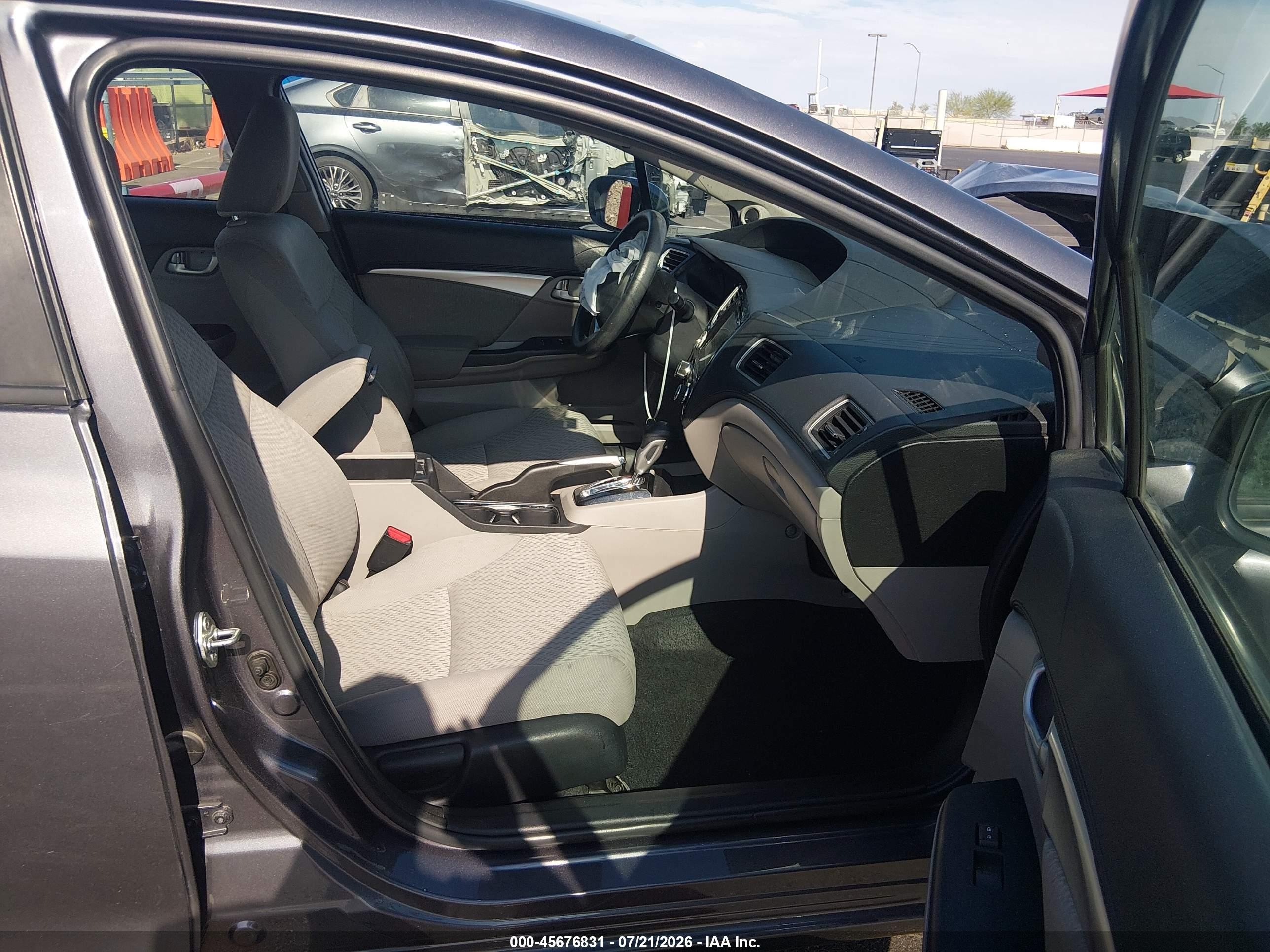 2014 Honda Civic Ex Gray vin: 19XFB2F83EE065517