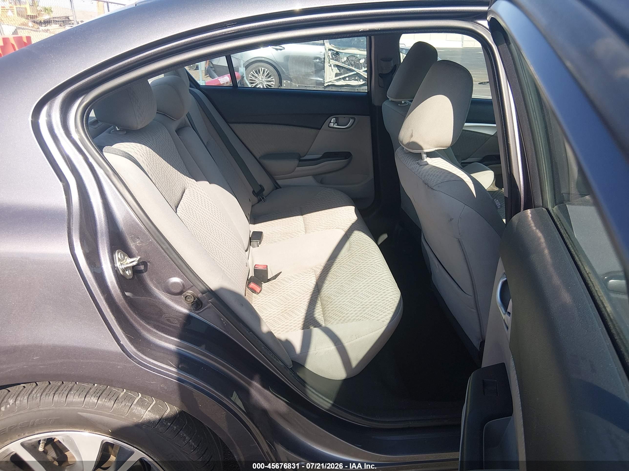2014 Honda Civic Ex Gray vin: 19XFB2F83EE065517