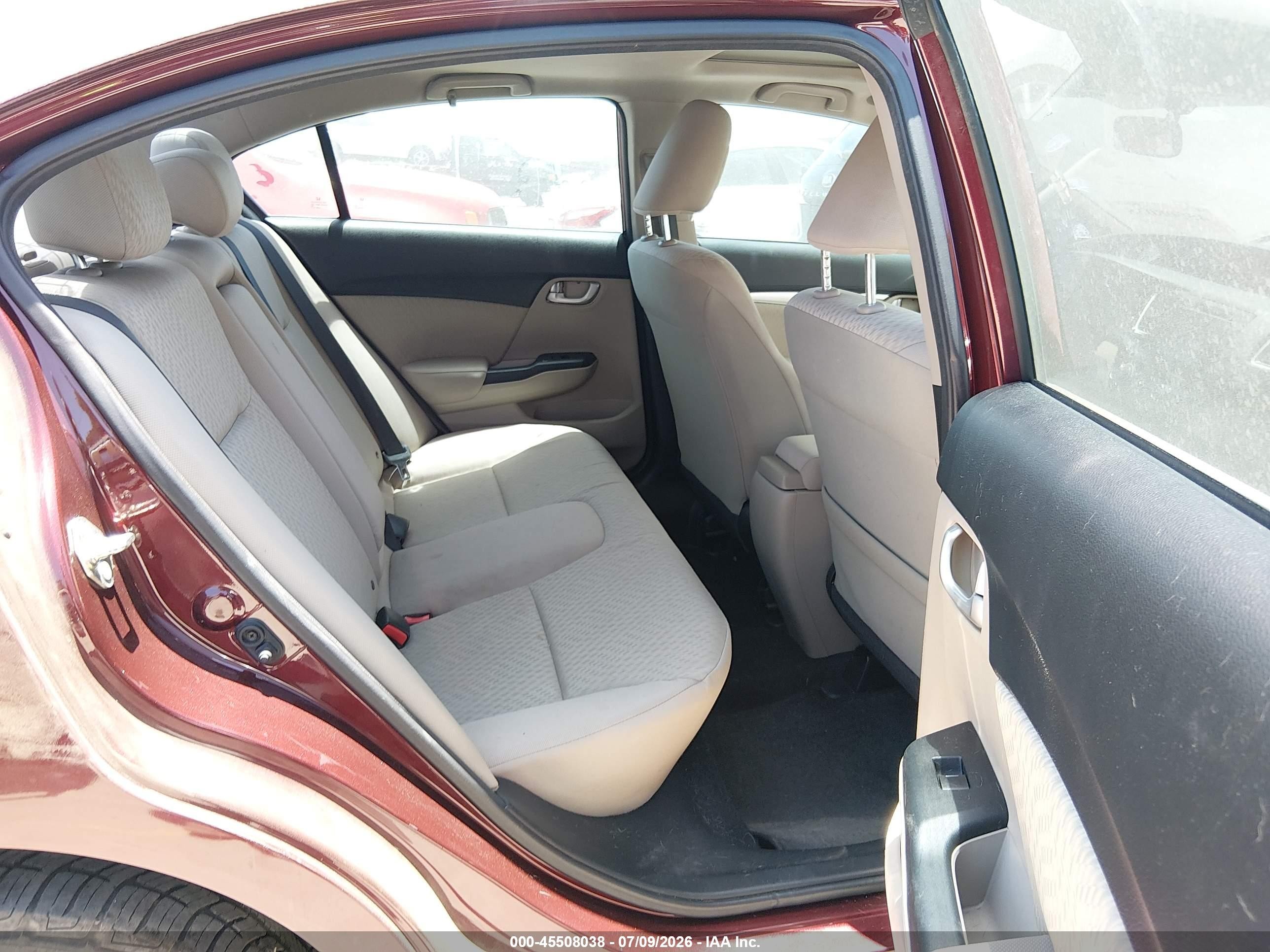 2014 Honda Civic Ex Maroon vin: 19XFB2F83EE073181