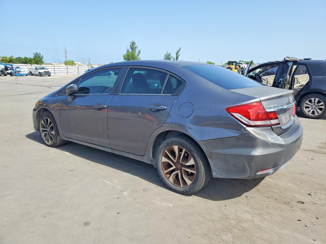 2014 Honda Civic Ex Gray vin: 19XFB2F83EE086058