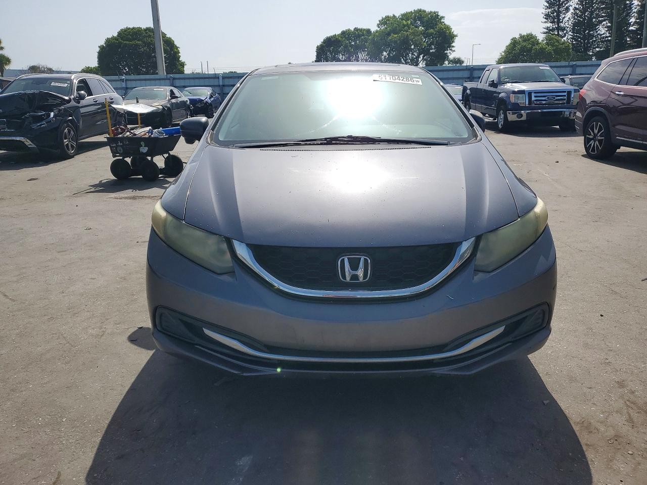 2014 Honda Civic Ex Gray vin: 19XFB2F83EE086058