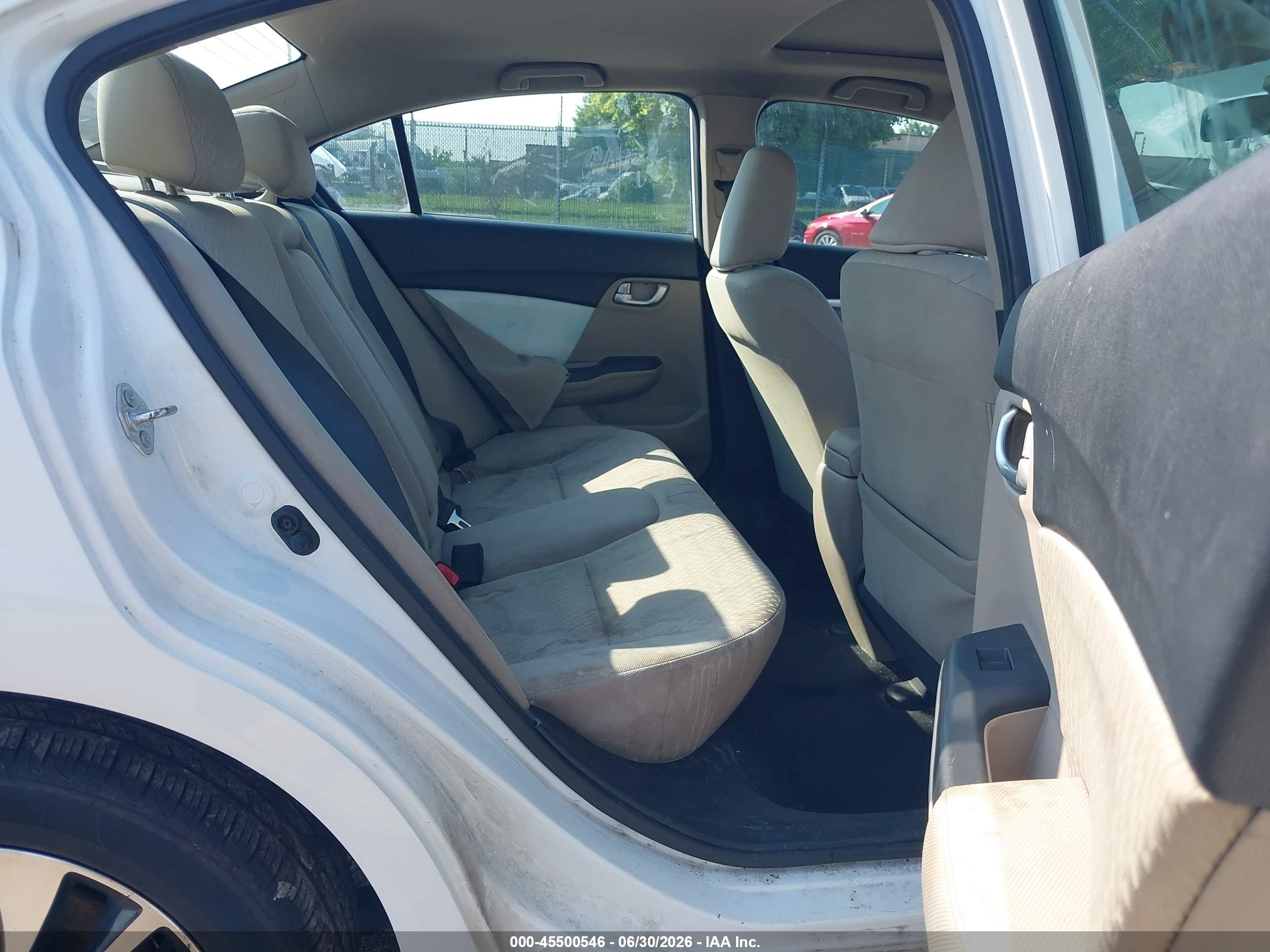2014 Honda Civic Ex White vin: 19XFB2F83EE203041