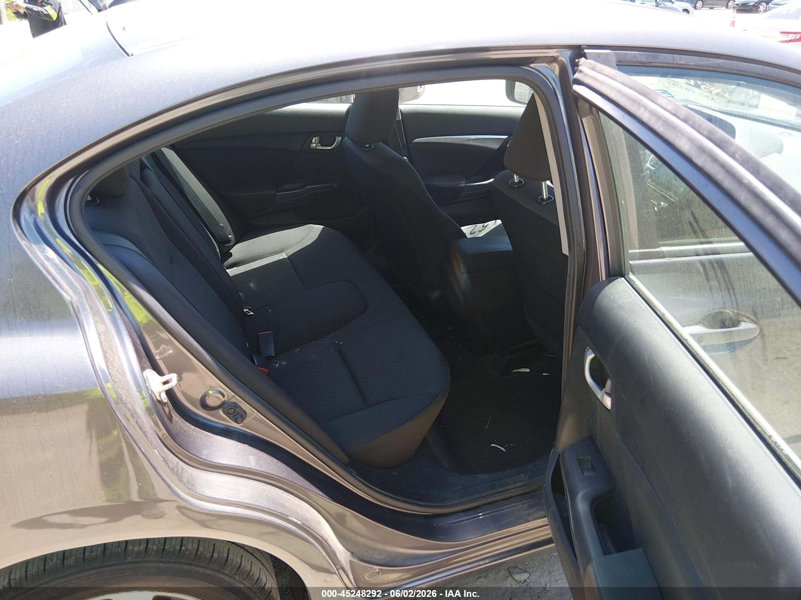 2014 Honda Civic Ex Gray vin: 19XFB2F83EE209177