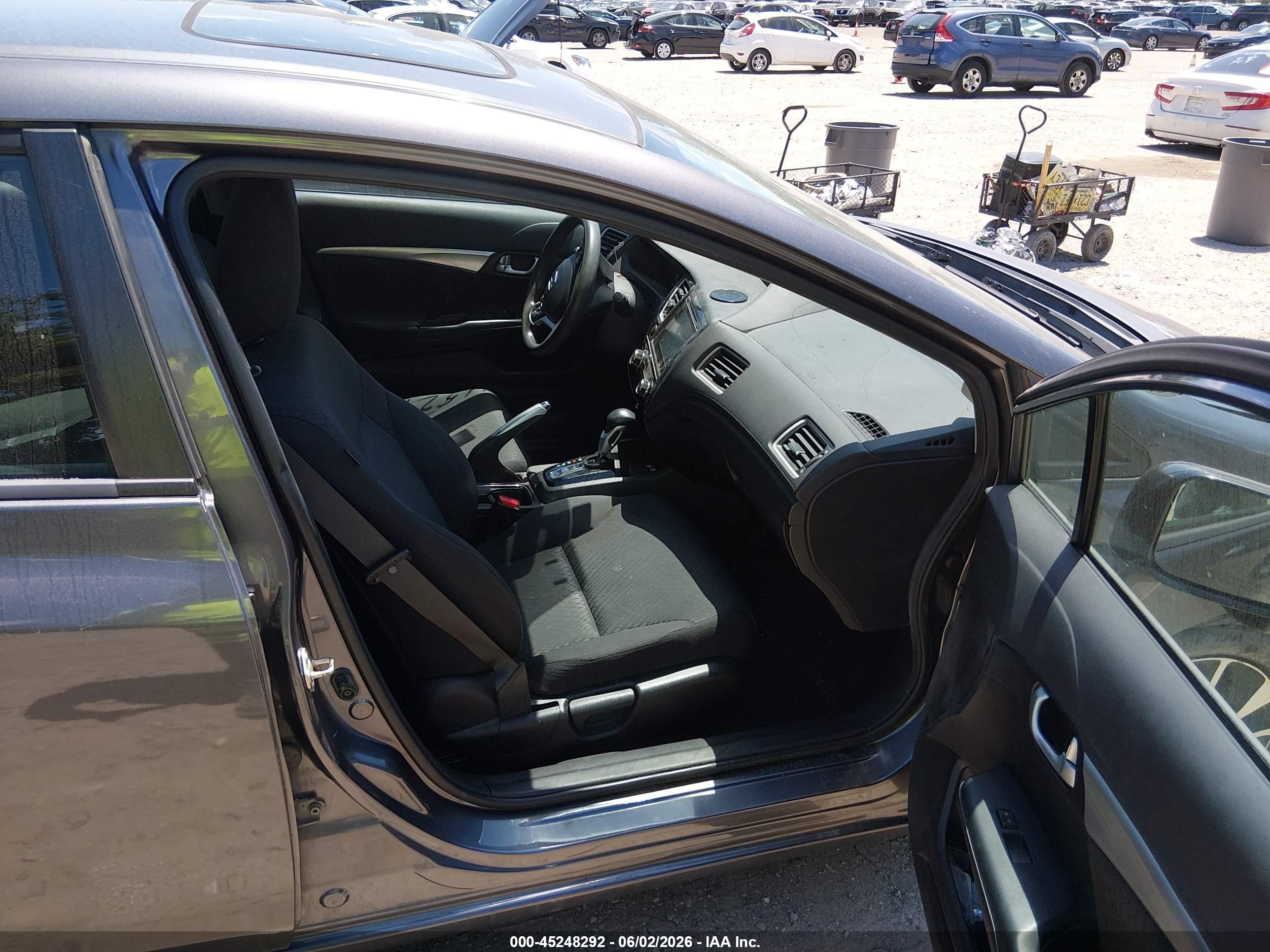 2014 Honda Civic Ex Gray vin: 19XFB2F83EE209177