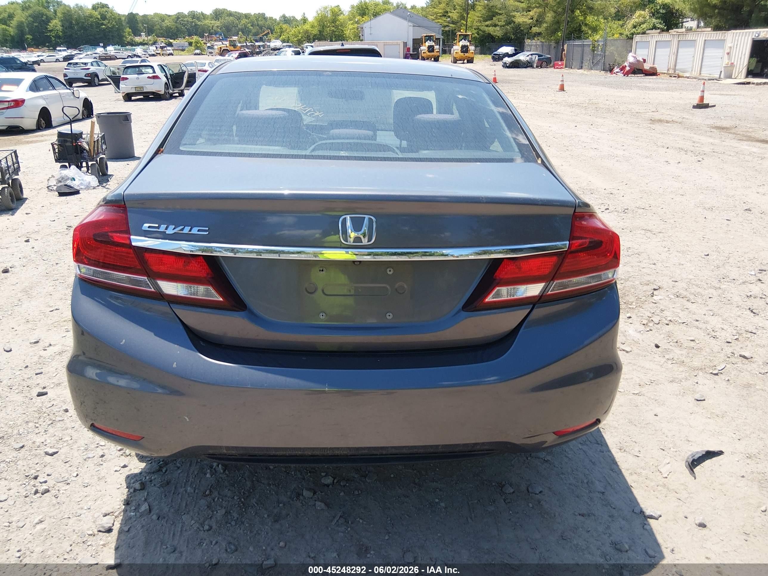 2014 Honda Civic Ex Gray vin: 19XFB2F83EE209177