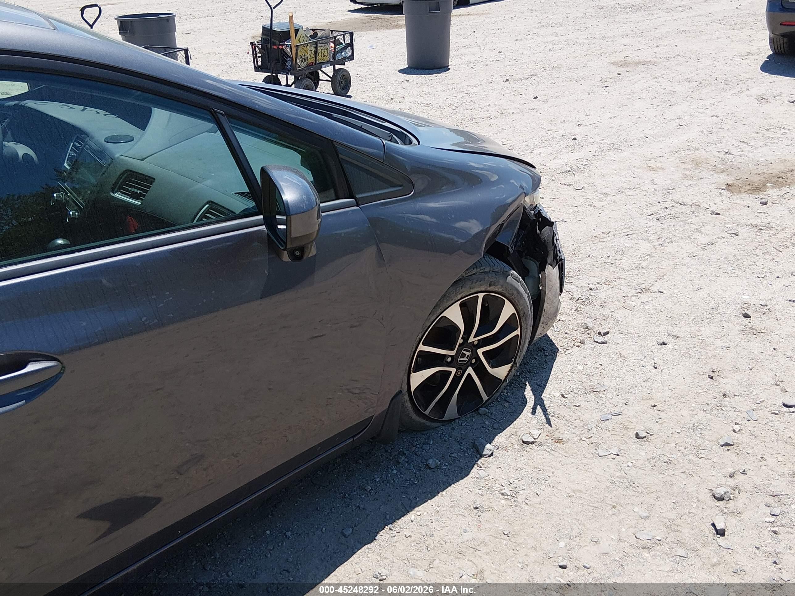 2014 Honda Civic Ex Gray vin: 19XFB2F83EE209177