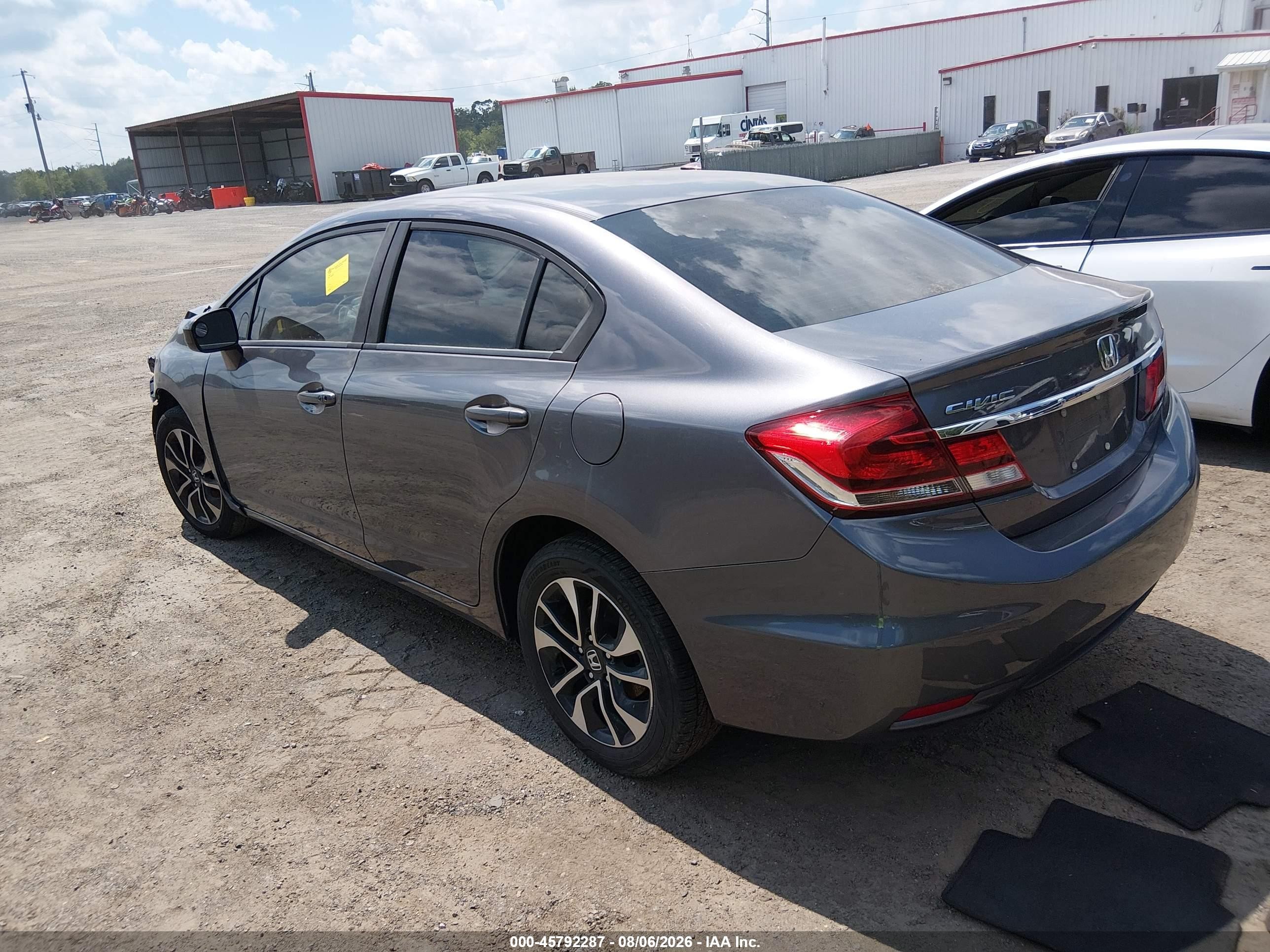 2014 Honda Civic Ex Gray vin: 19XFB2F83EE218574