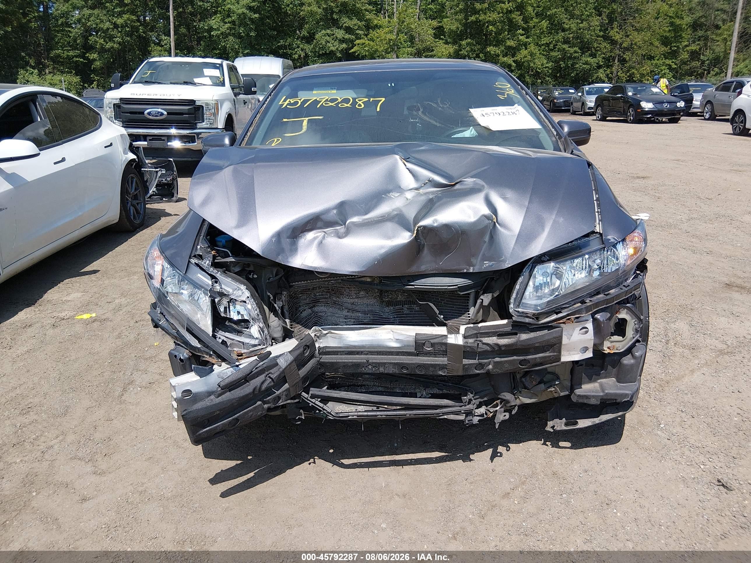 2014 Honda Civic Ex Gray vin: 19XFB2F83EE218574