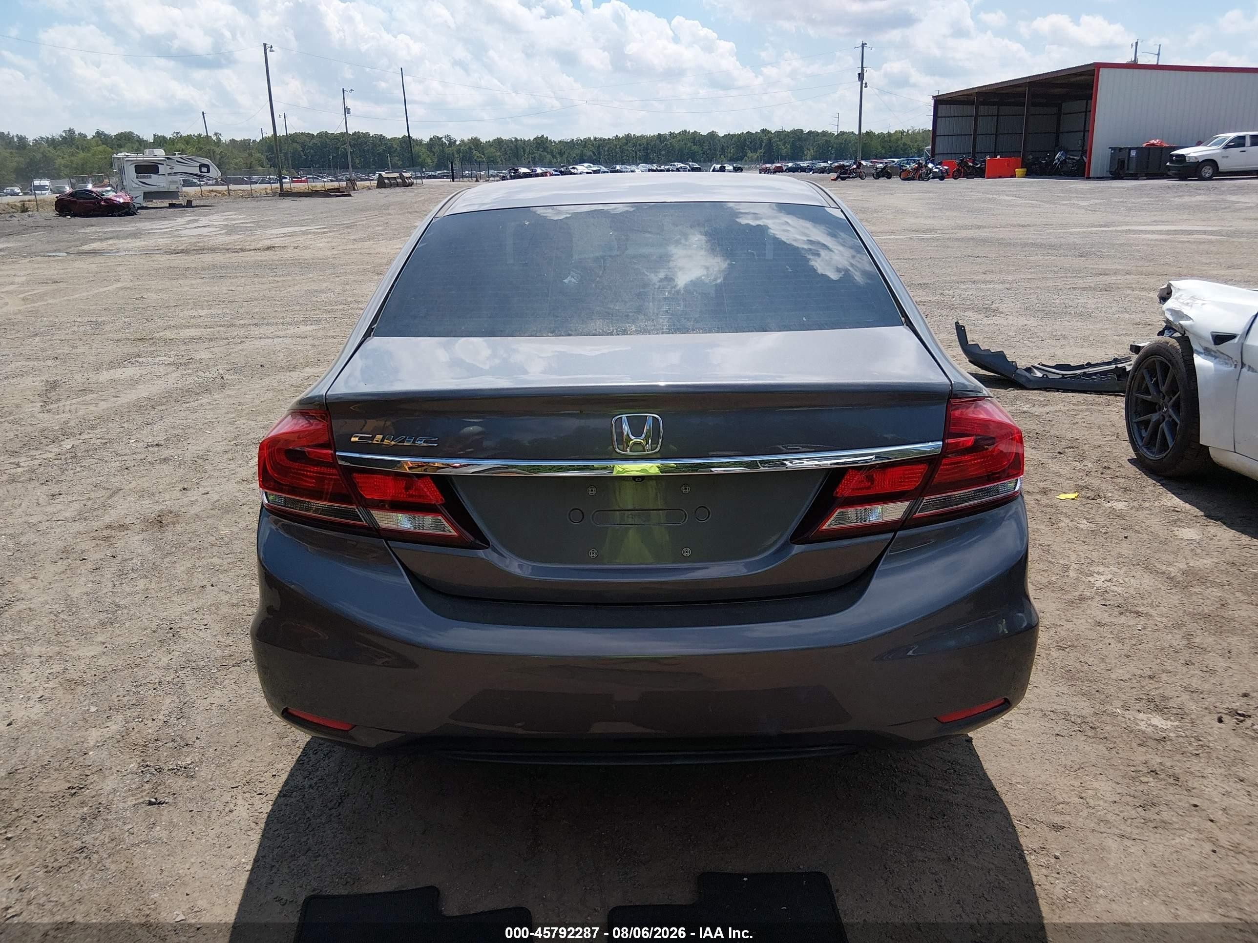2014 Honda Civic Ex Gray vin: 19XFB2F83EE218574