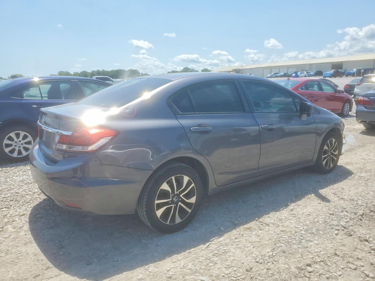2014 Honda Civic Ex Gray vin: 19XFB2F83EE238730