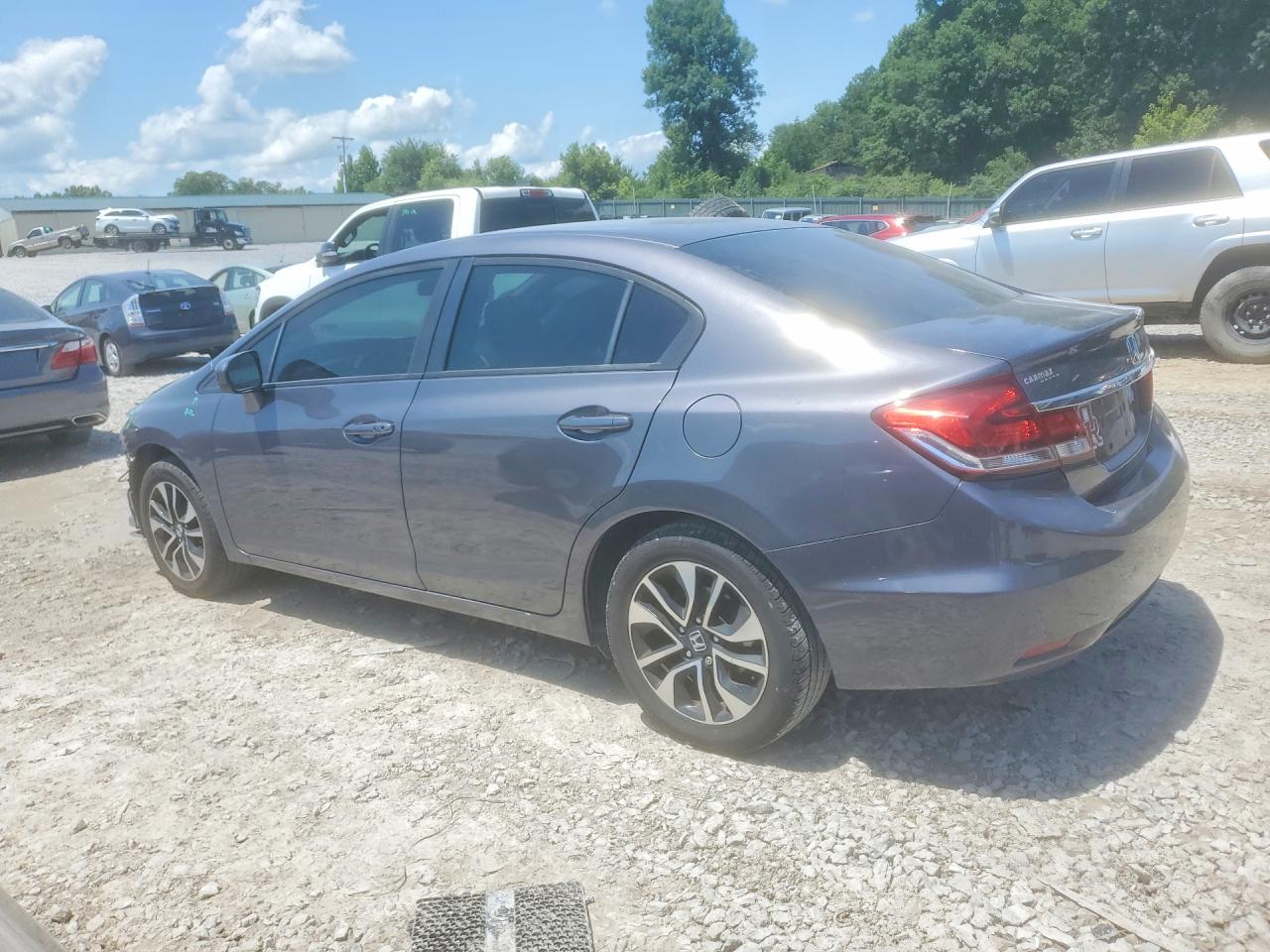 2014 Honda Civic Ex Gray vin: 19XFB2F83EE238730