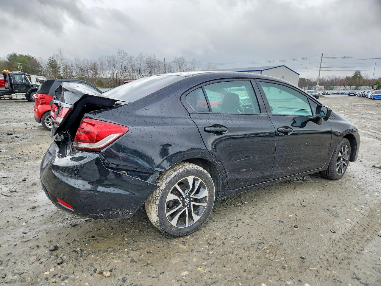 2014 Honda Civic Ex Black vin: 19XFB2F83EE248559