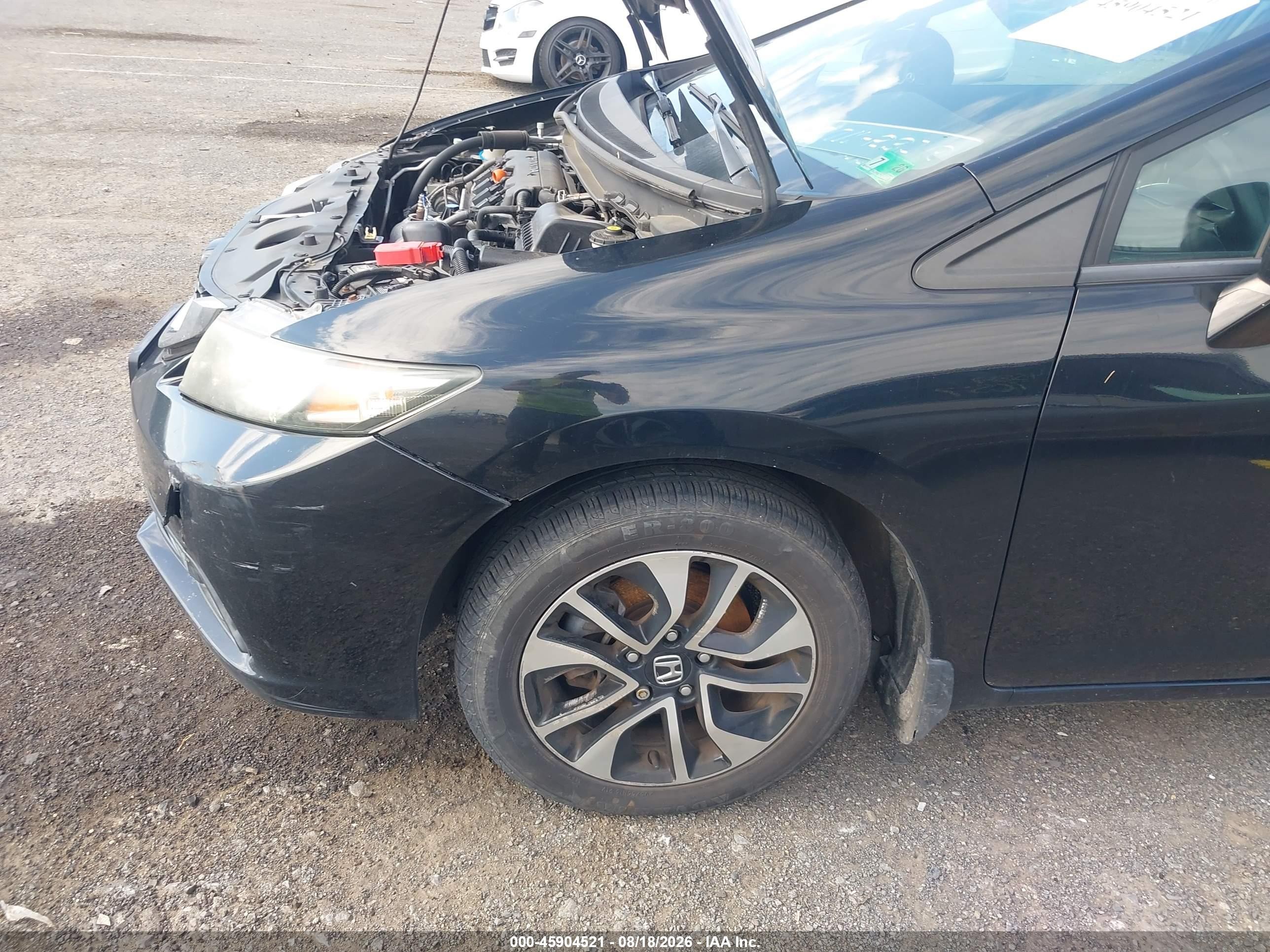 2014 Honda Civic Ex Black vin: 19XFB2F83EE250263