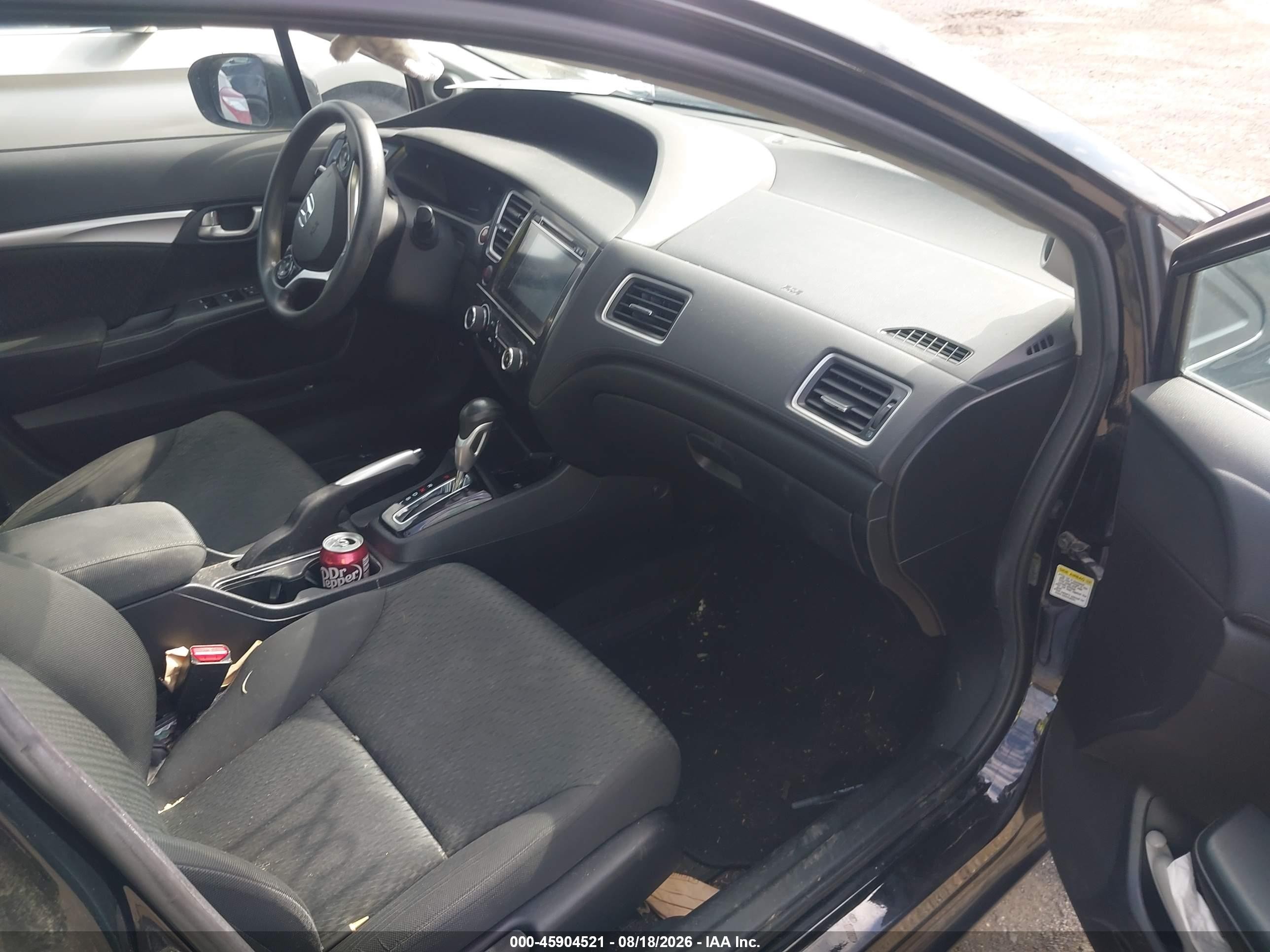 2014 Honda Civic Ex Black vin: 19XFB2F83EE250263