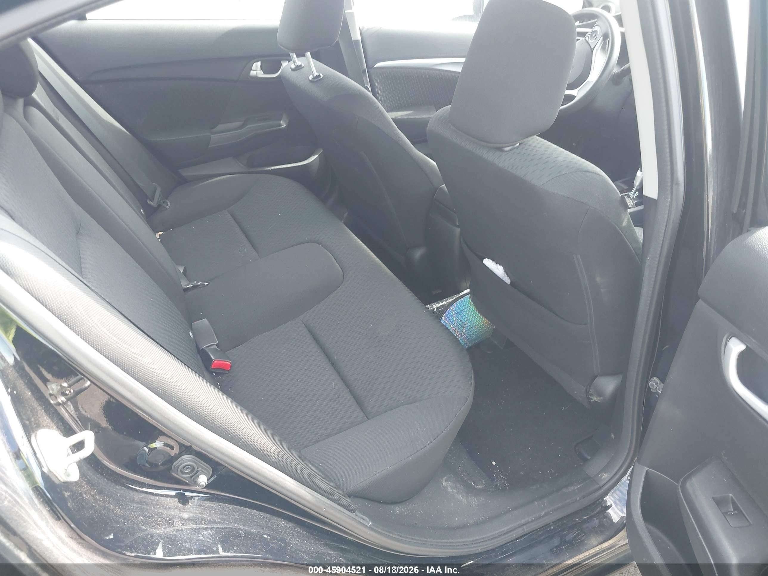 2014 Honda Civic Ex Black vin: 19XFB2F83EE250263