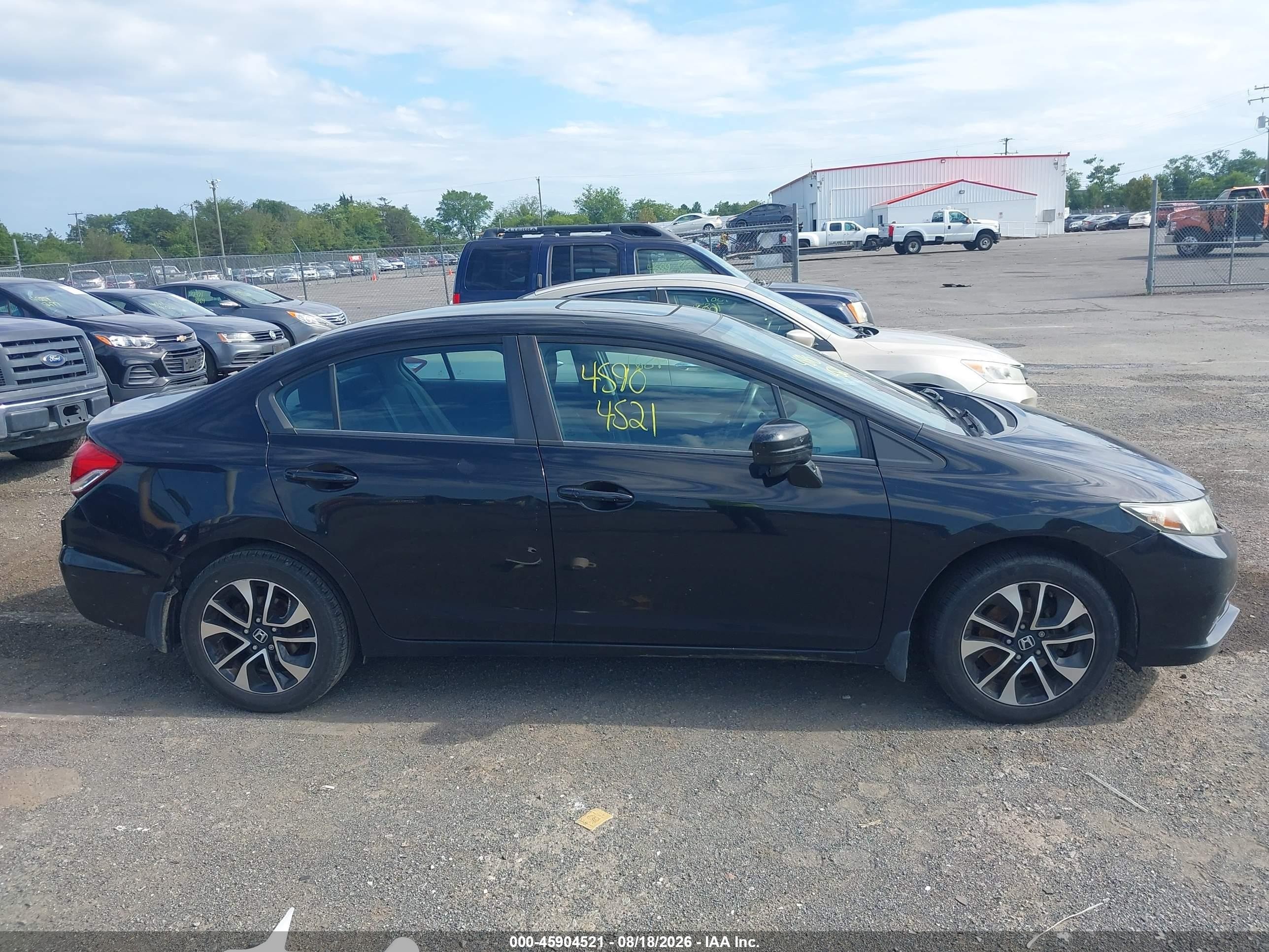 2014 Honda Civic Ex Black vin: 19XFB2F83EE250263