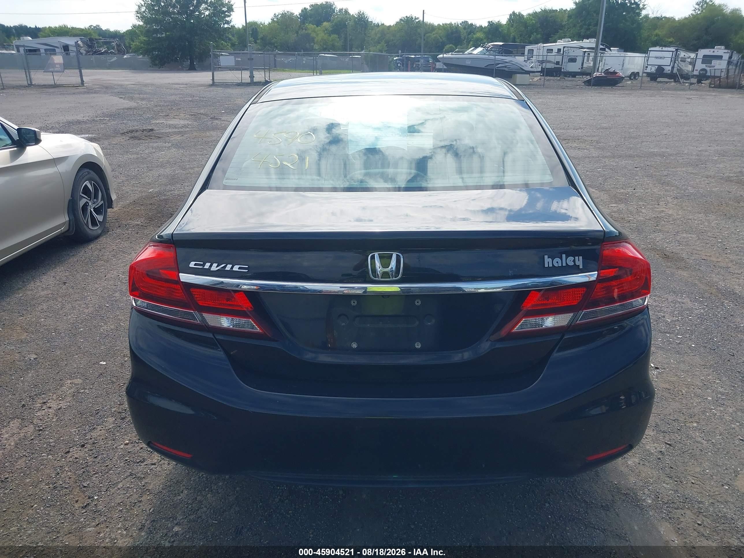 2014 Honda Civic Ex Black vin: 19XFB2F83EE250263