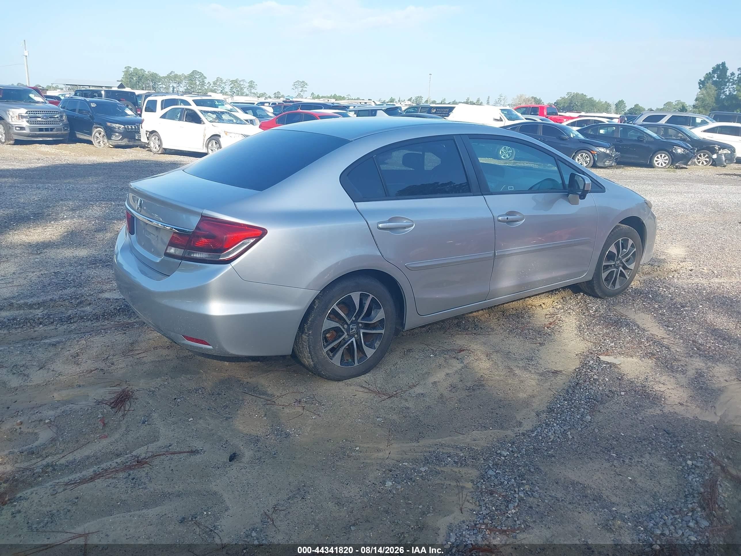 2014 Honda Civic Ex Silver vin: 19XFB2F83EE271730