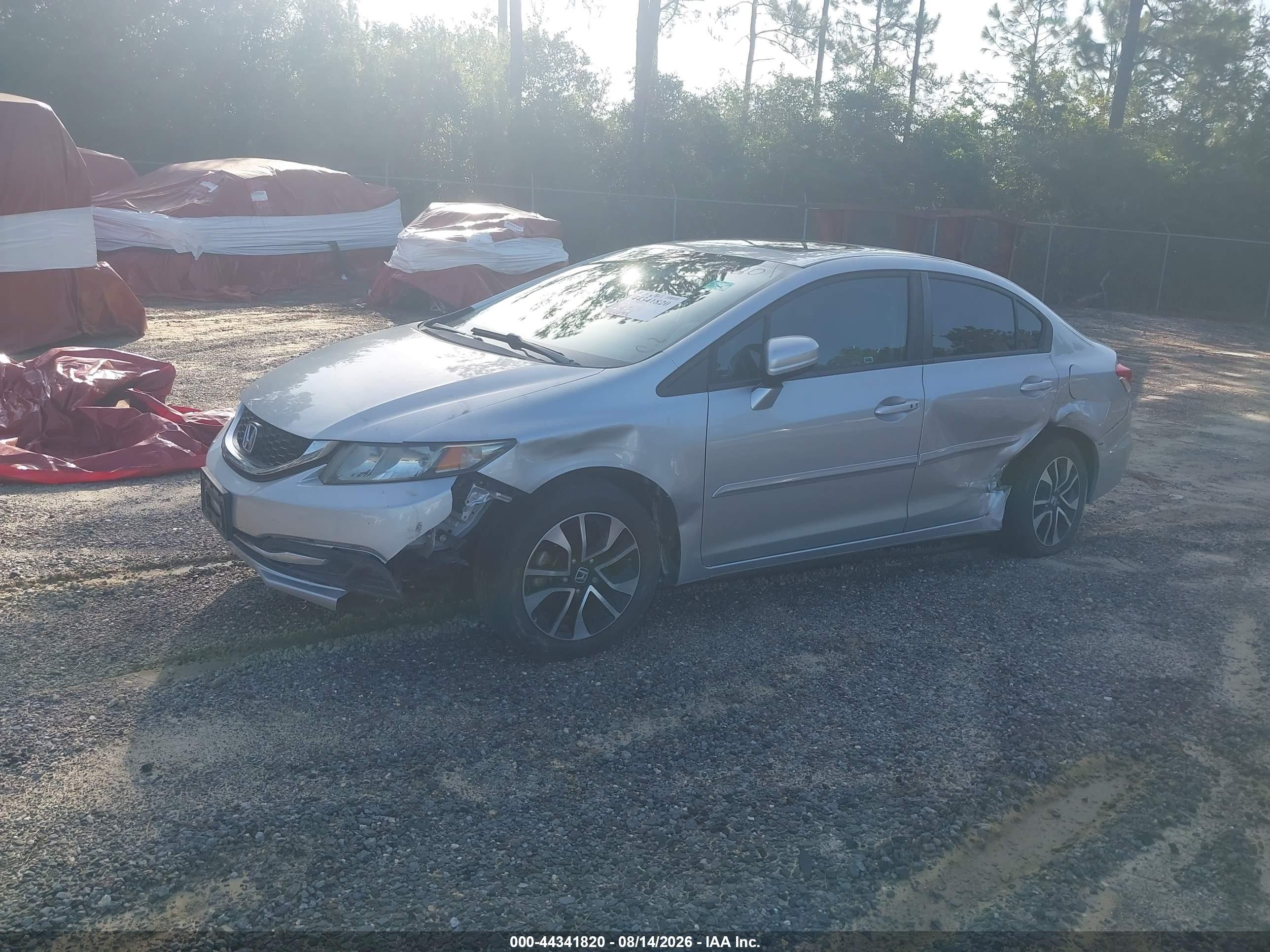 2014 Honda Civic Ex Silver vin: 19XFB2F83EE271730