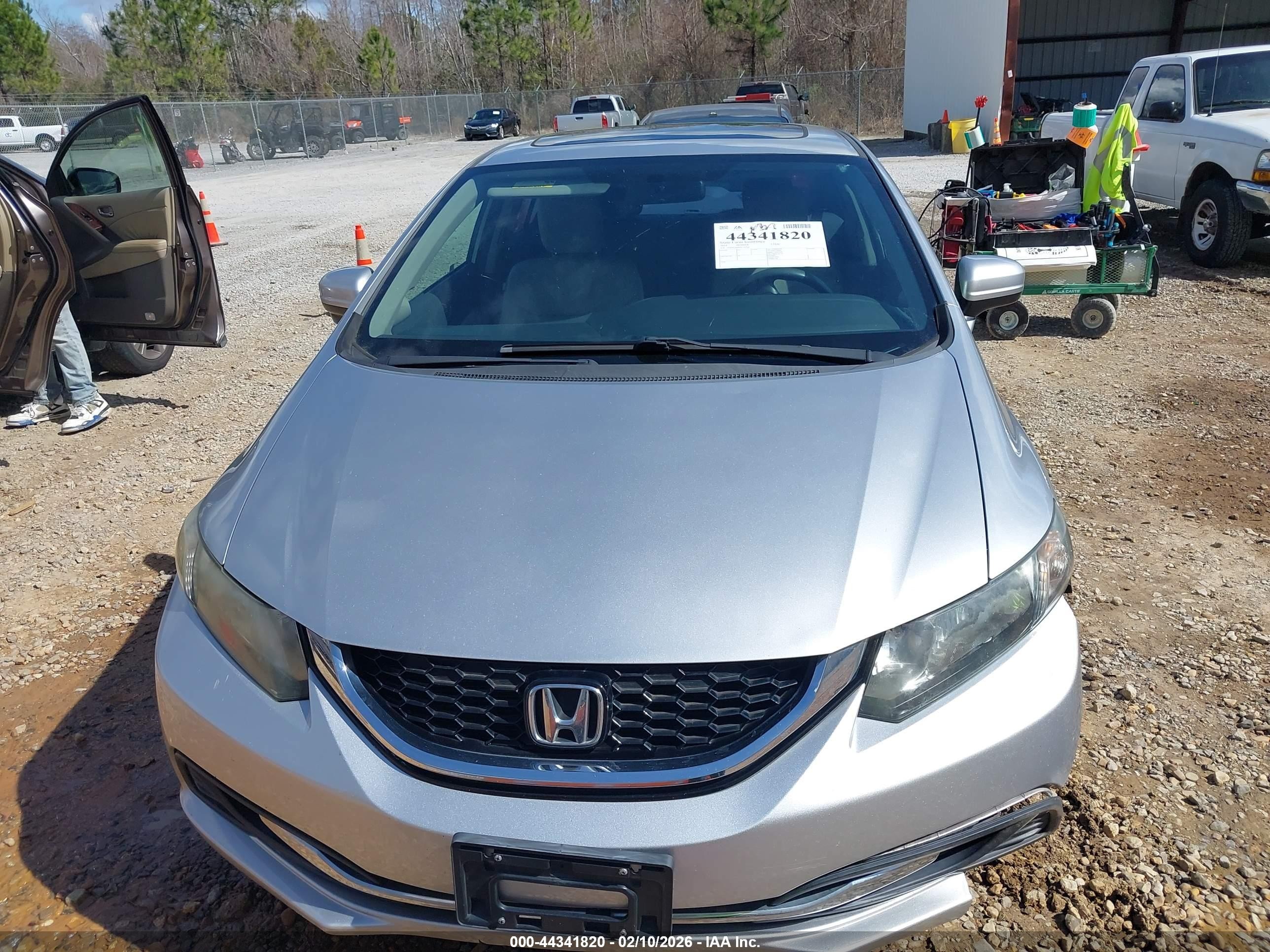 2014 Honda Civic Ex Silver vin: 19XFB2F83EE271730