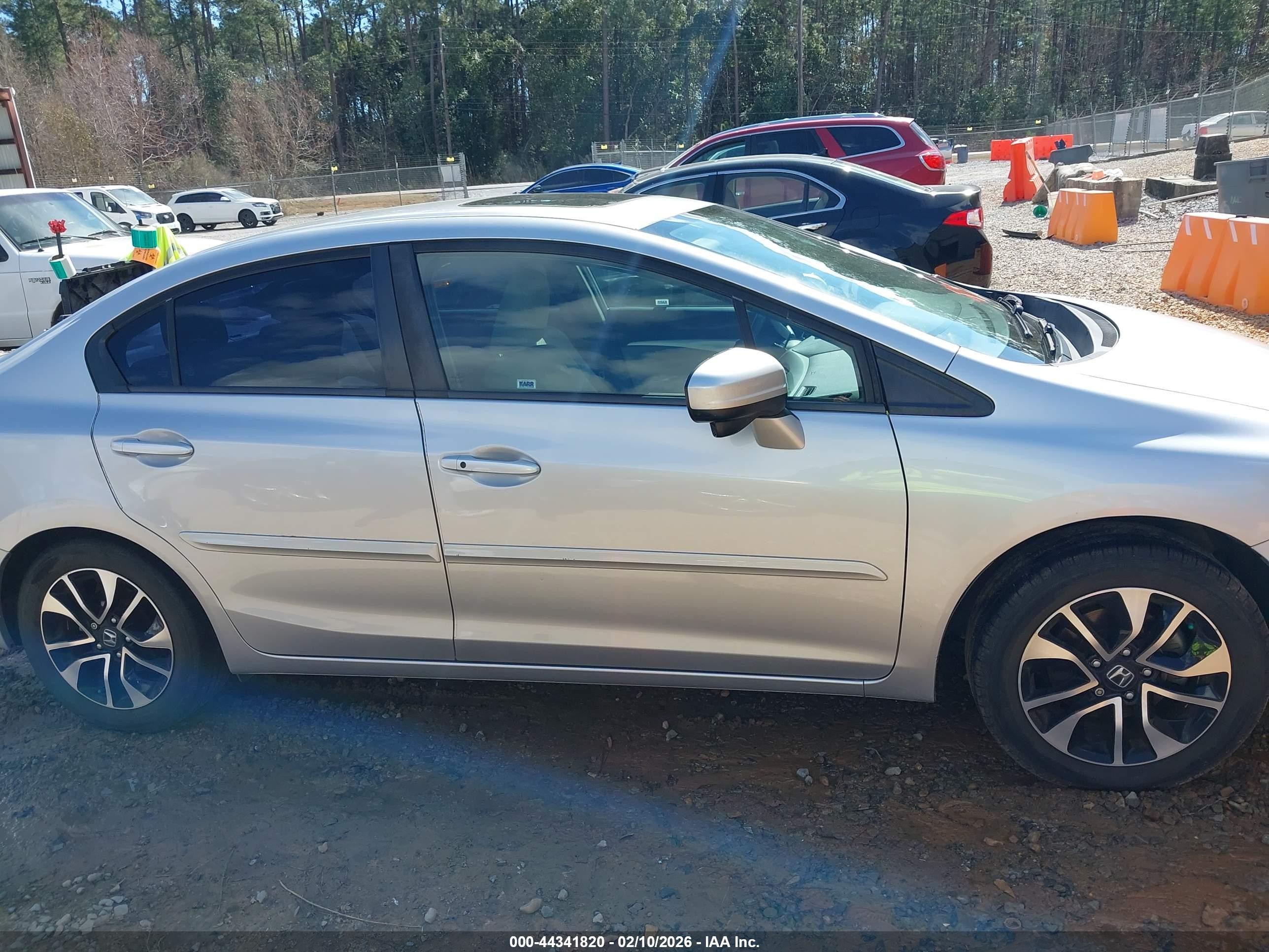 2014 Honda Civic Ex Silver vin: 19XFB2F83EE271730