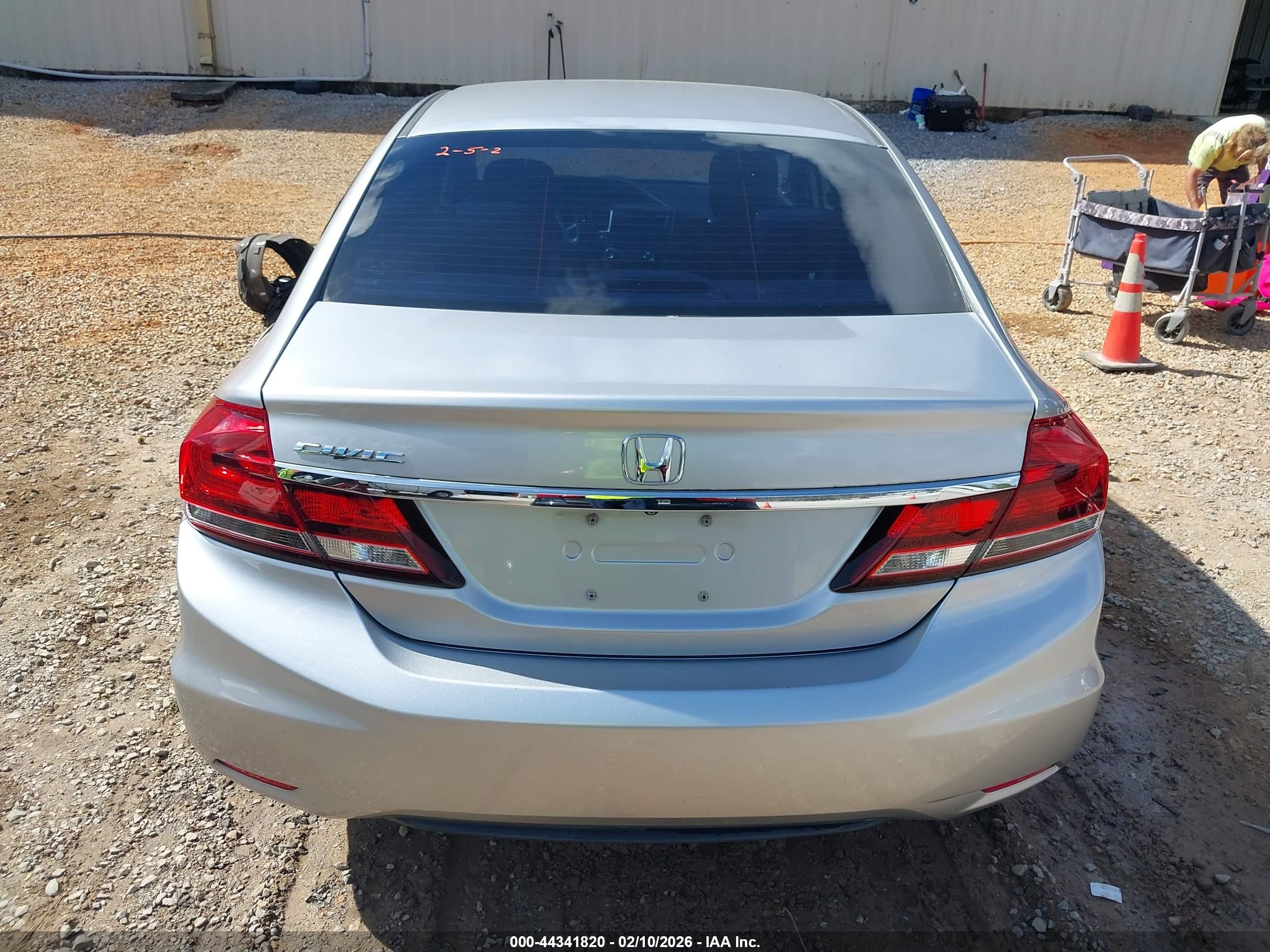 2014 Honda Civic Ex Silver vin: 19XFB2F83EE271730