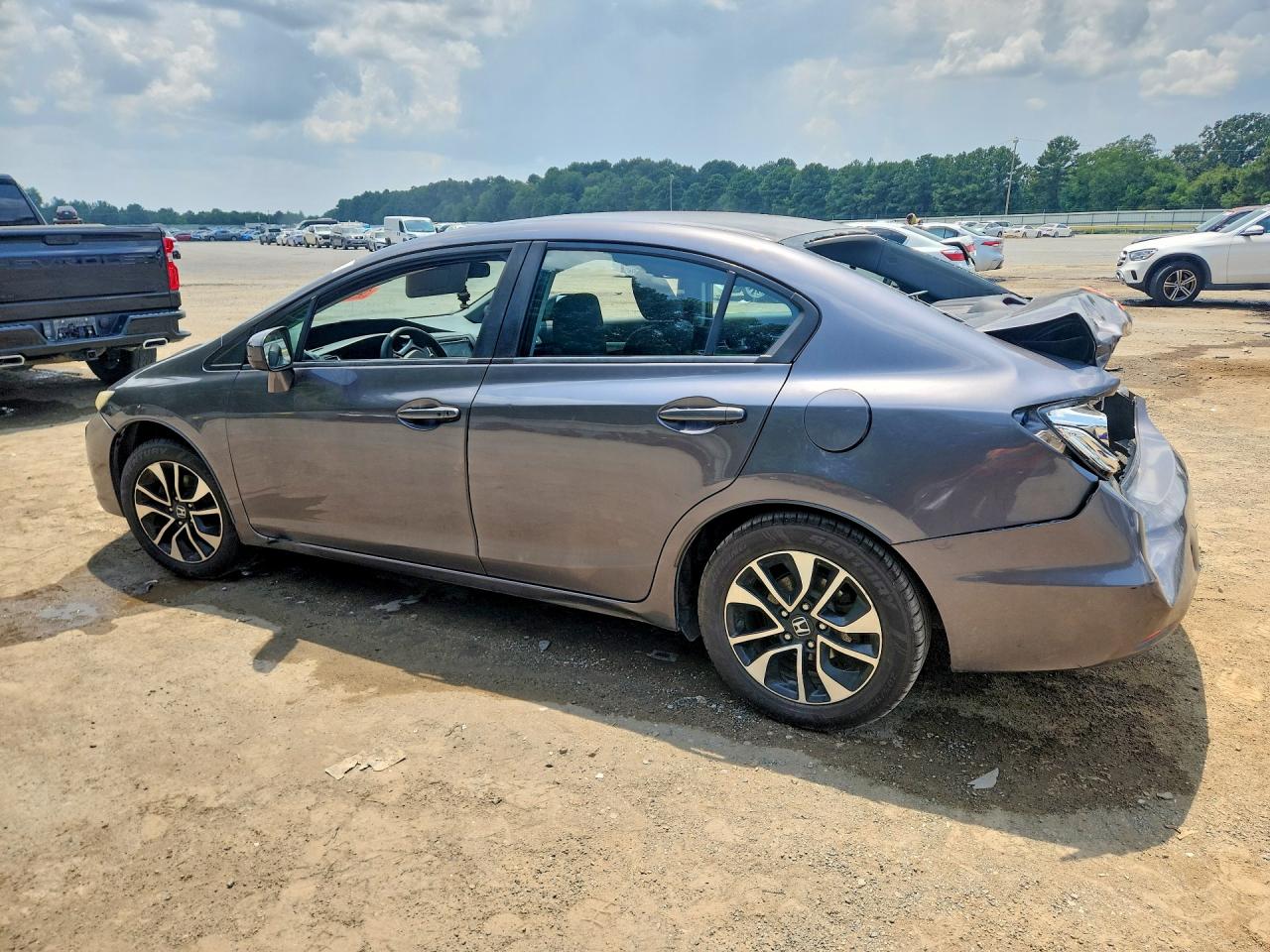 2015 Honda Civic Ex Gray vin: 19XFB2F83FE003679